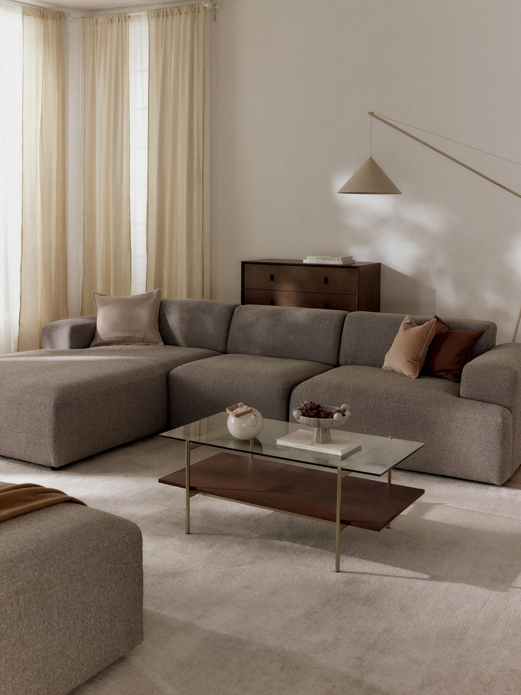 Melva Corner Sofa (4-seater)