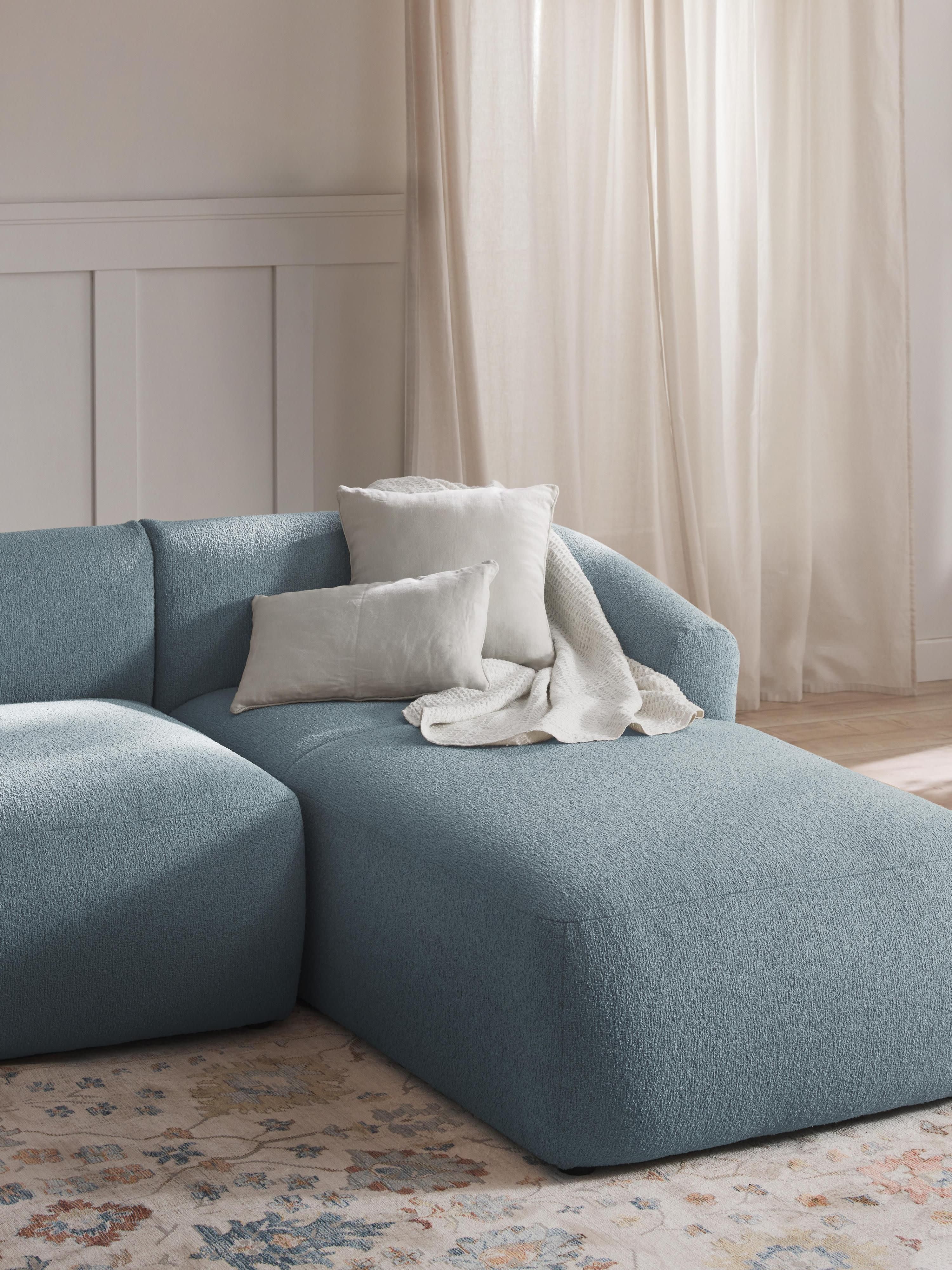 Sofia Bouclé Corner Chaise Module
