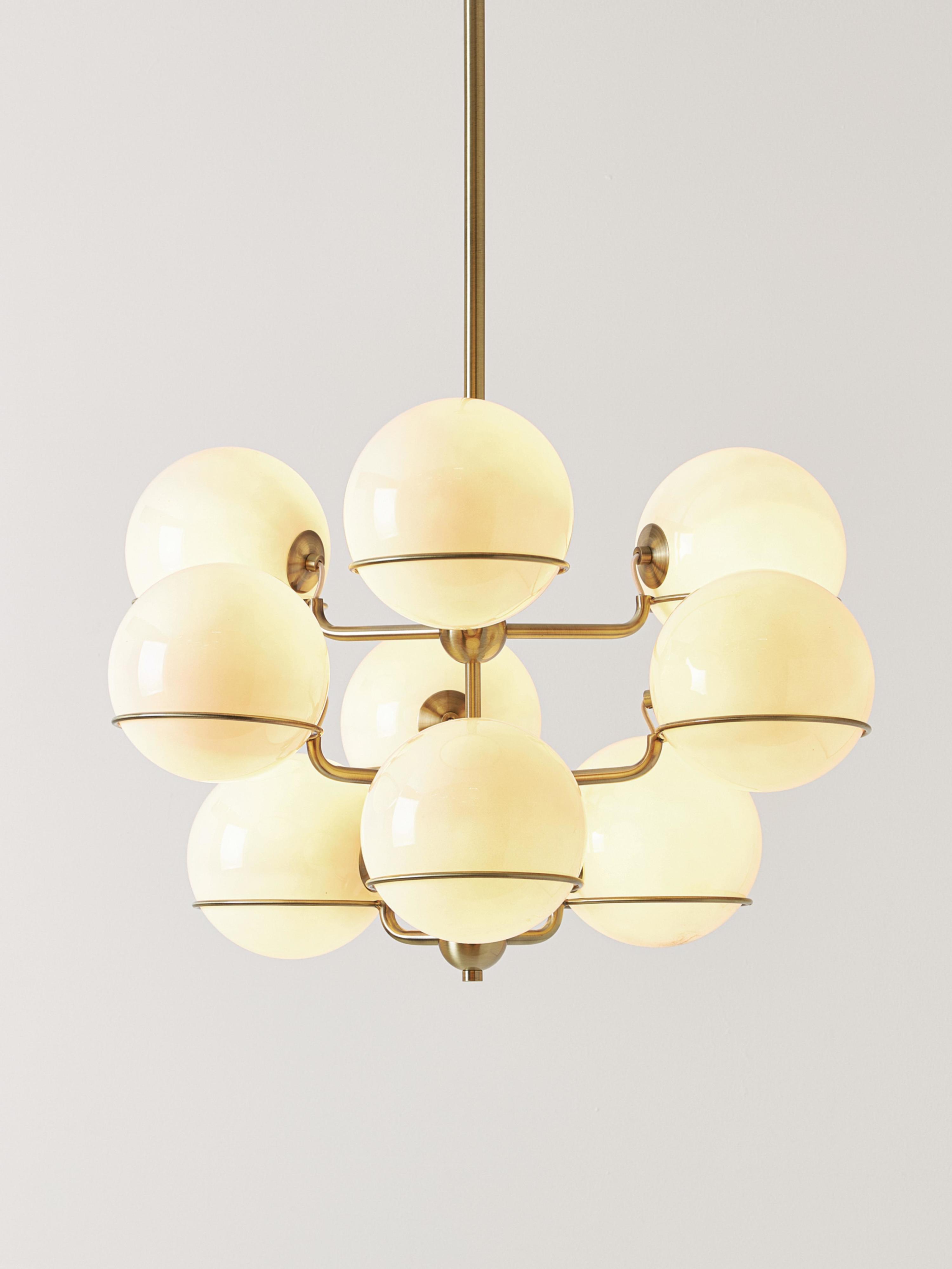 Carey Large Glass Ball Pendant Light