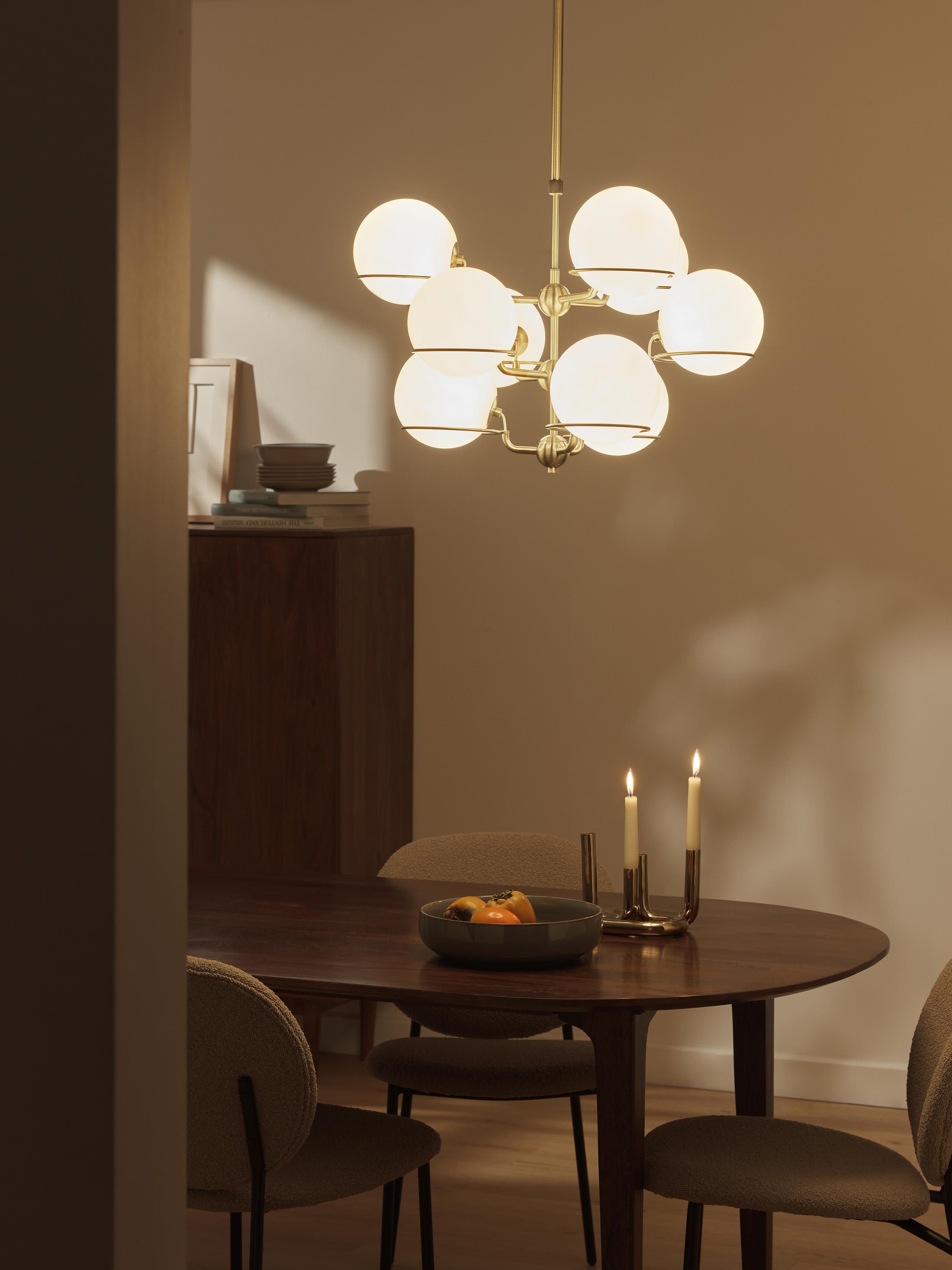 Carey Large Glass Ball Pendant Light