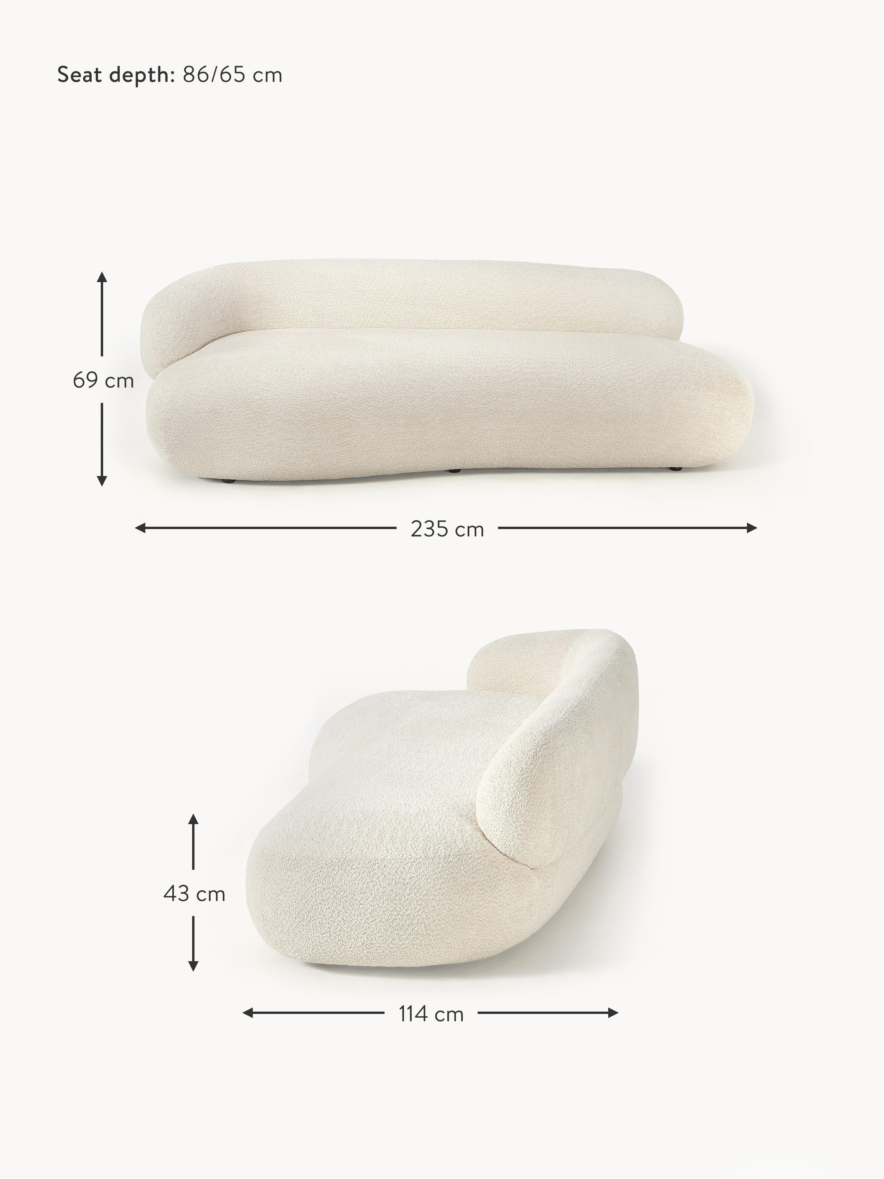 Alba Teddy Bouclé Sofa (3-seater)