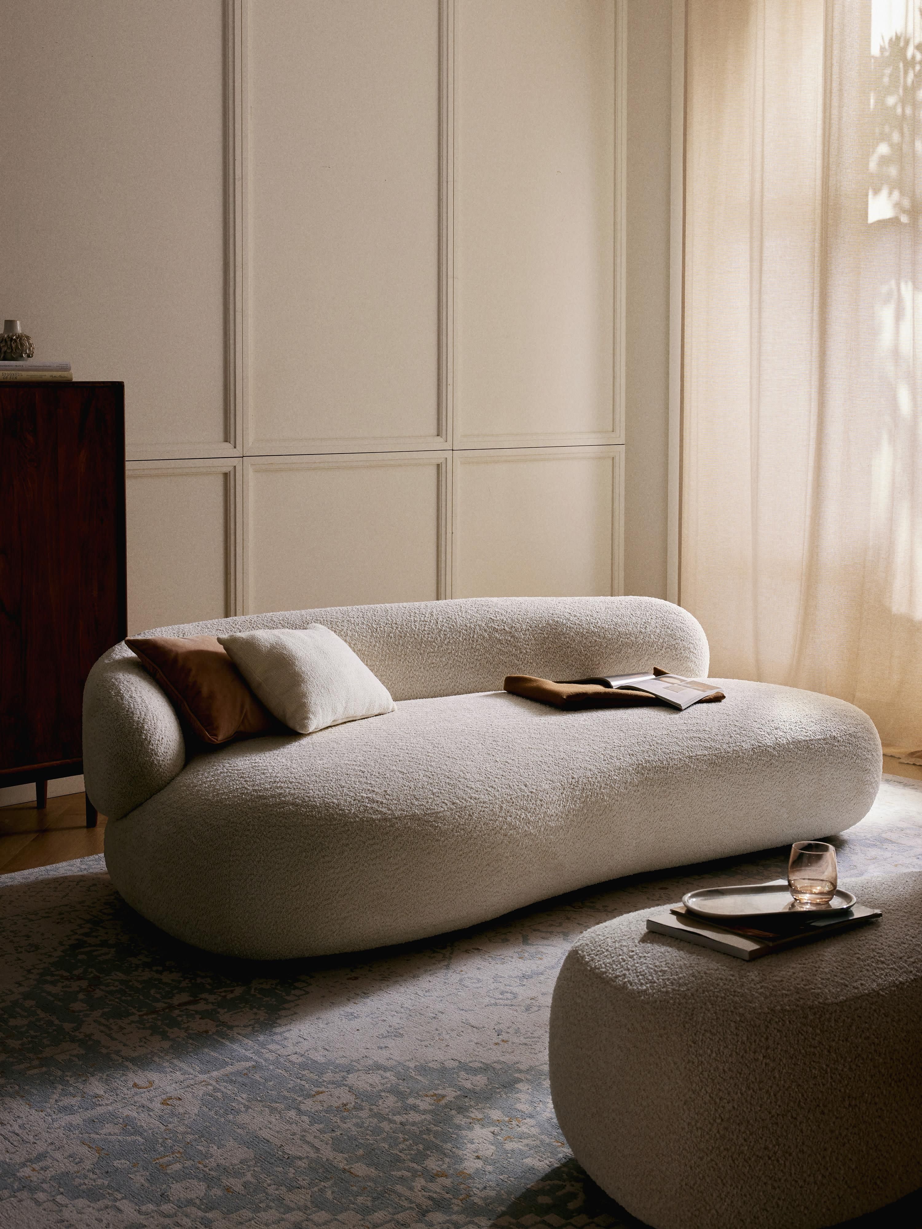 Alba Teddy Bouclé Sofa (3-seater)