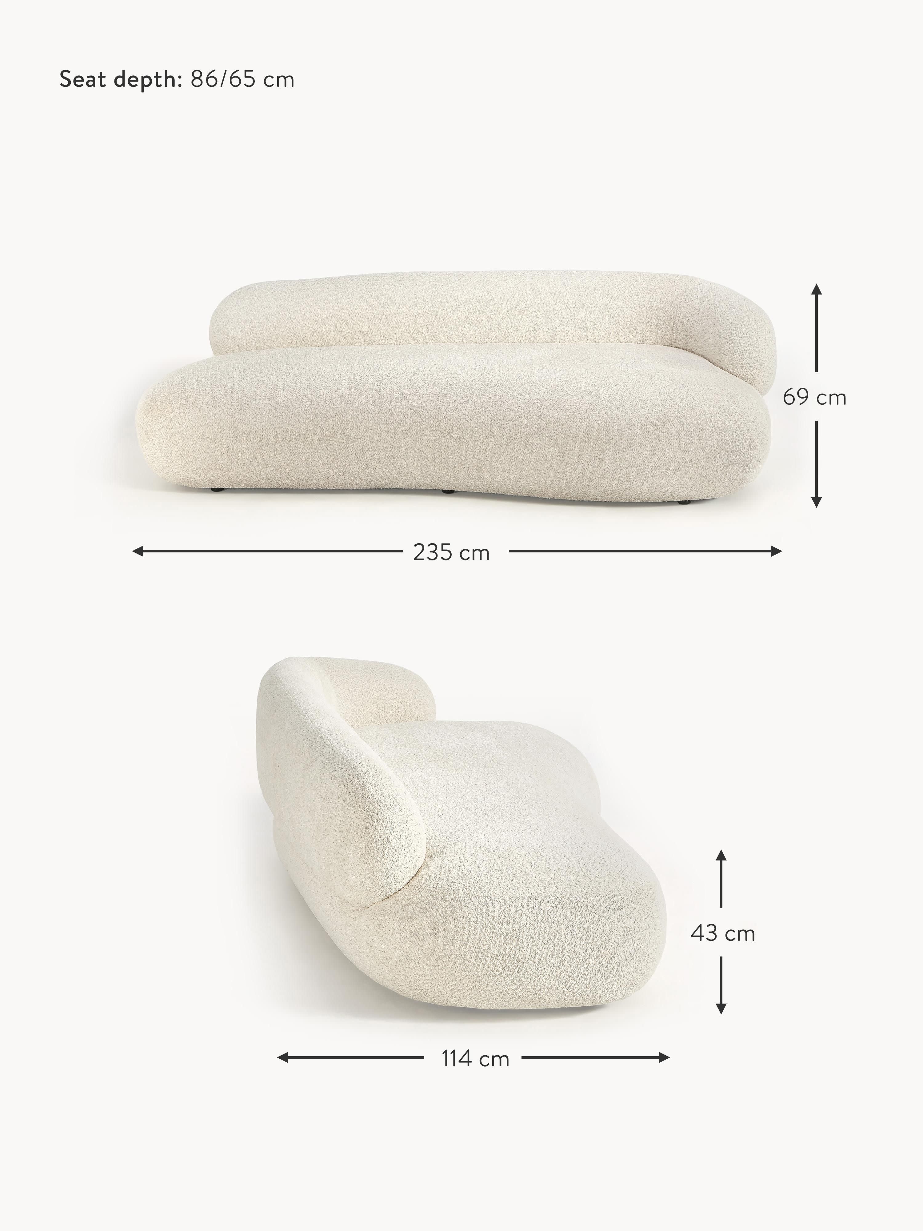 Alba Teddy Bouclé Sofa (3-seater)