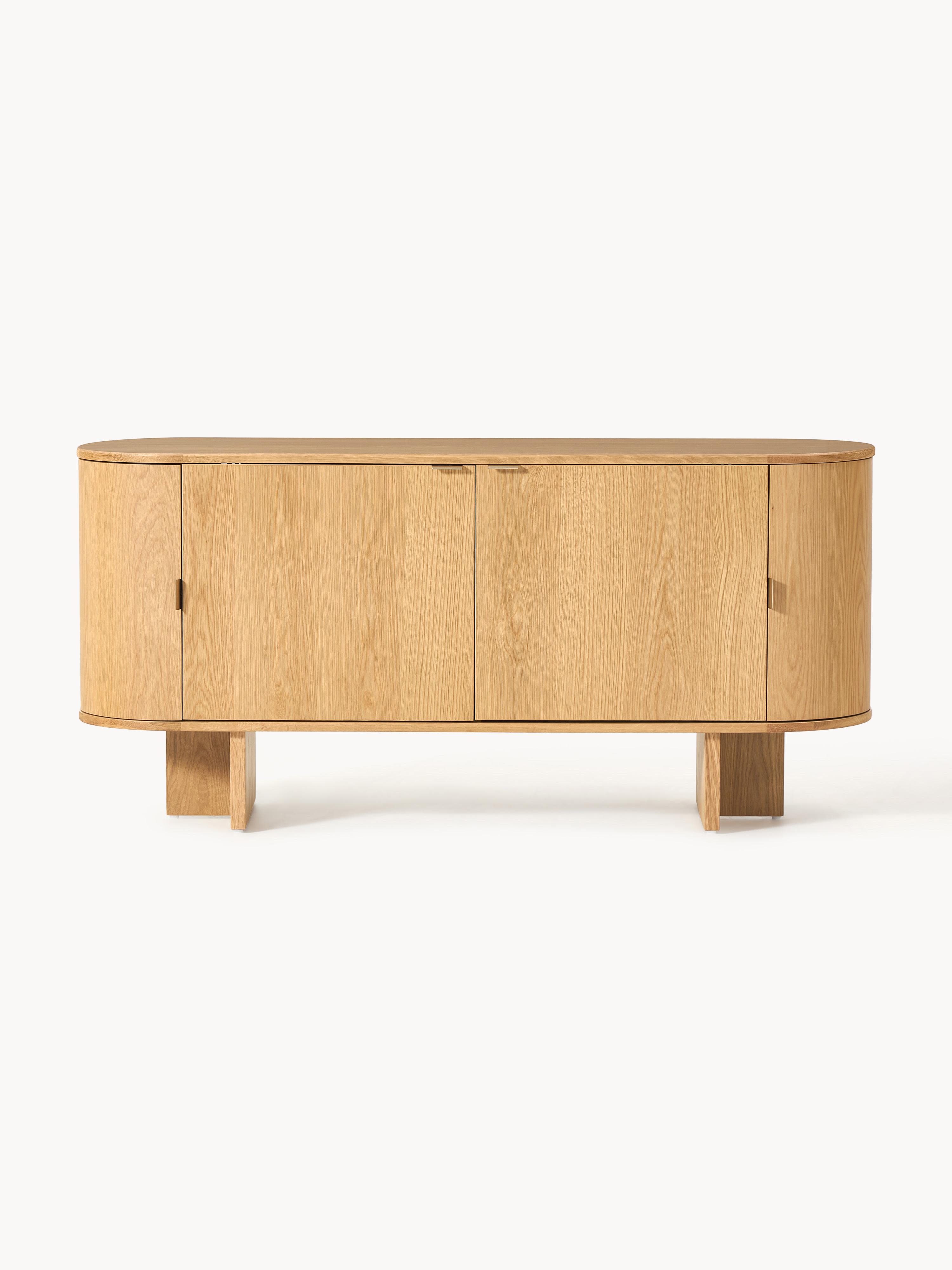 Zumi Wooden Sideboard with Rounded Corners