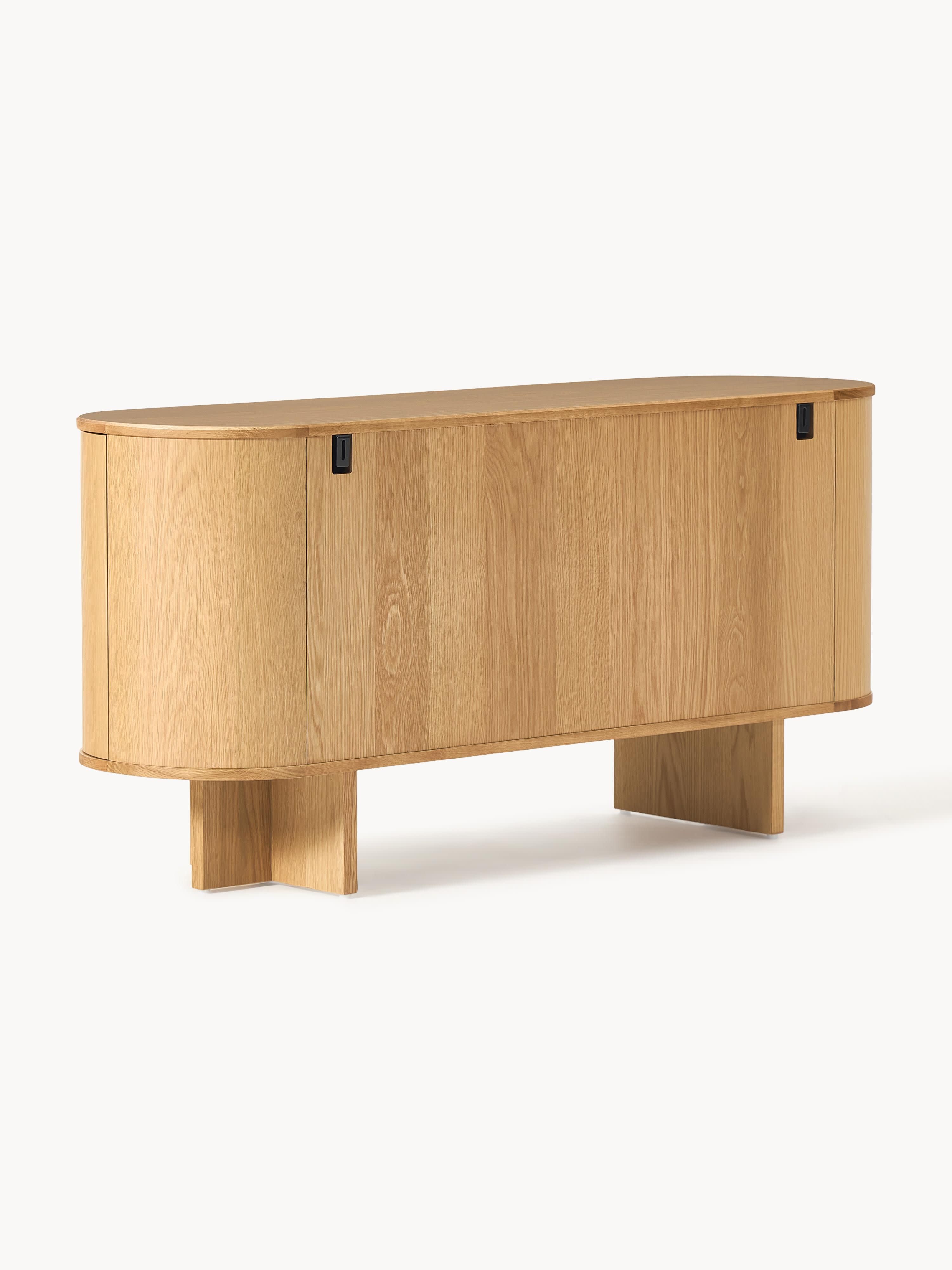 Zumi Wooden Sideboard with Rounded Corners