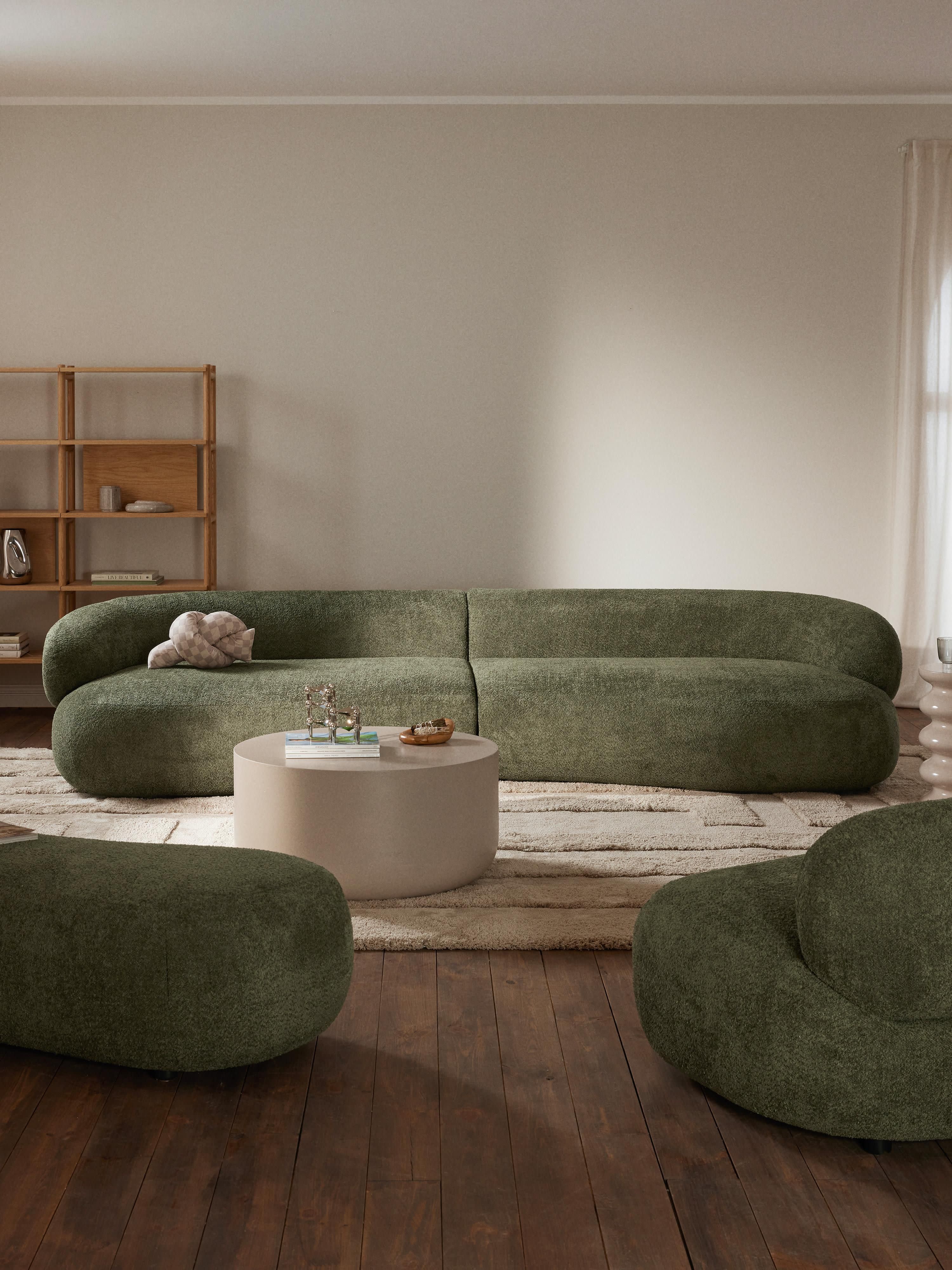 Alba Teddy Bouclé Sofa (4-seater)