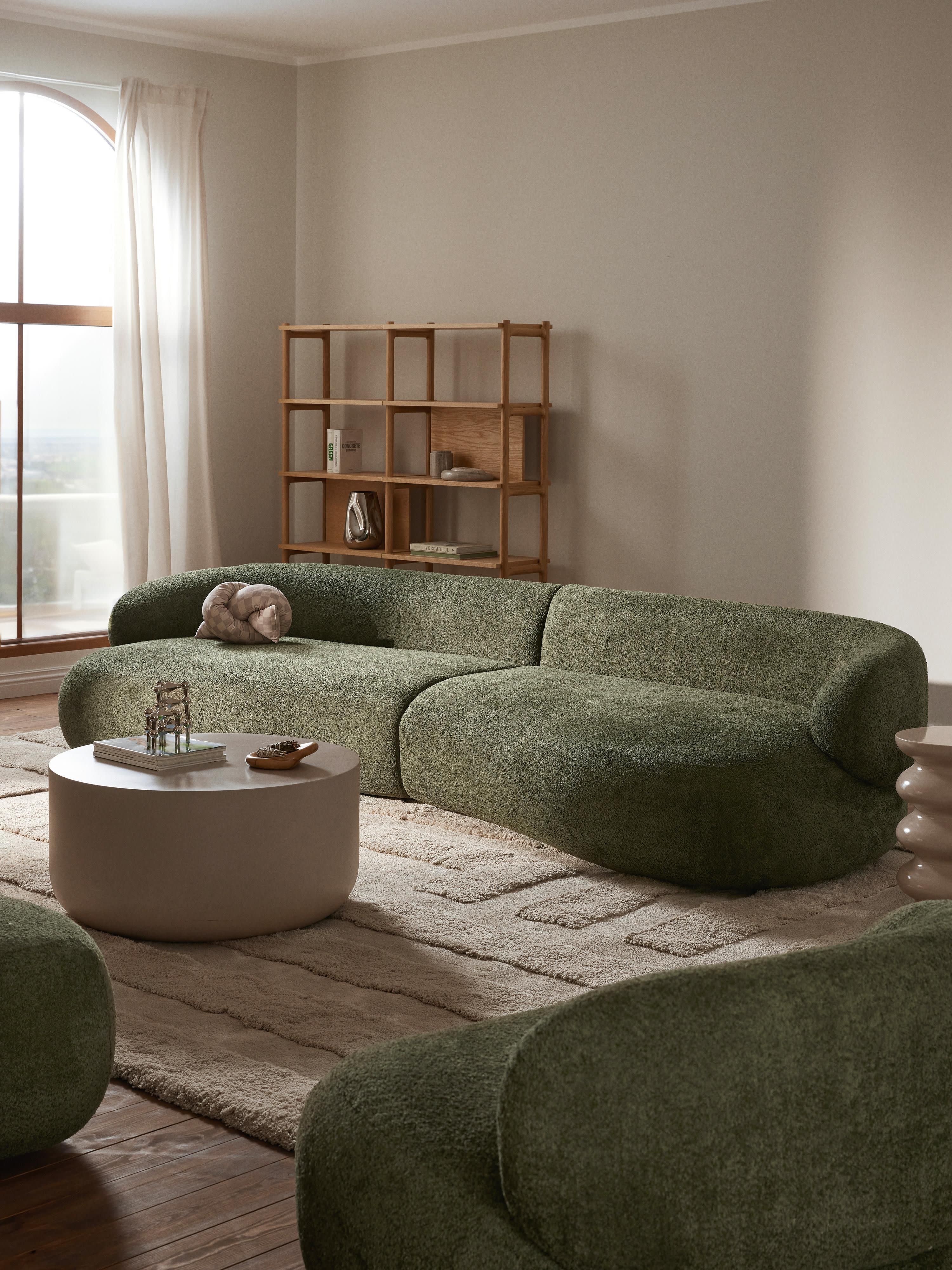 Alba Teddy Bouclé Sofa (4-seater)