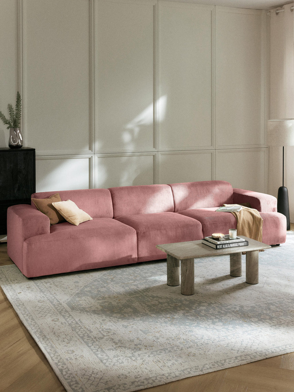 Melva Corduroy Sofa (4-seater)