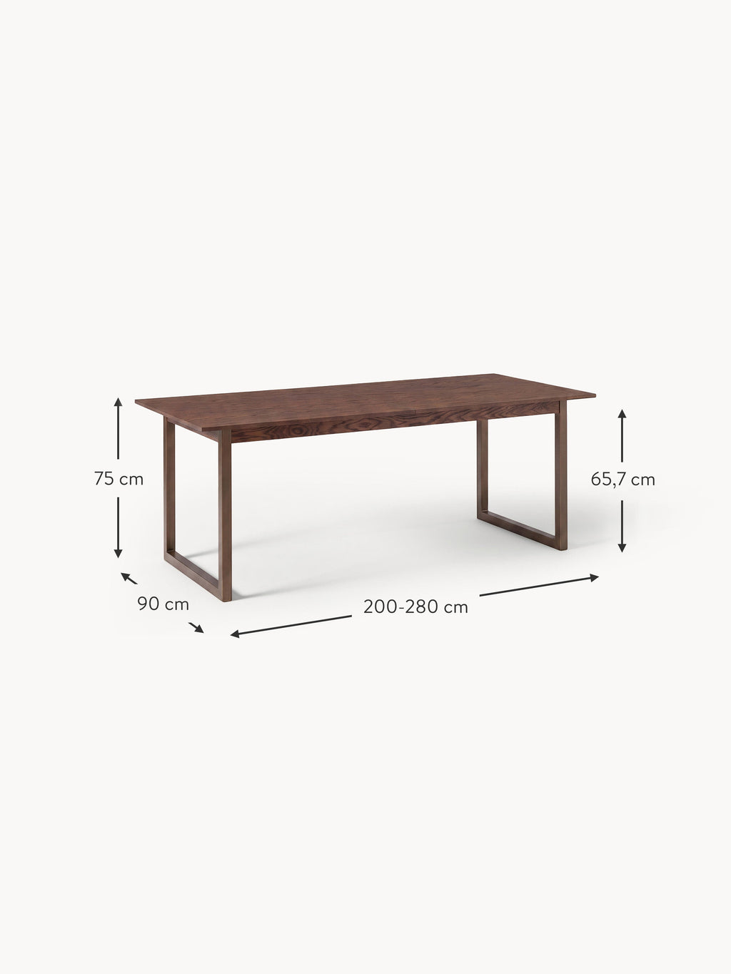Calla Extendable Dining Table, in various sizes
