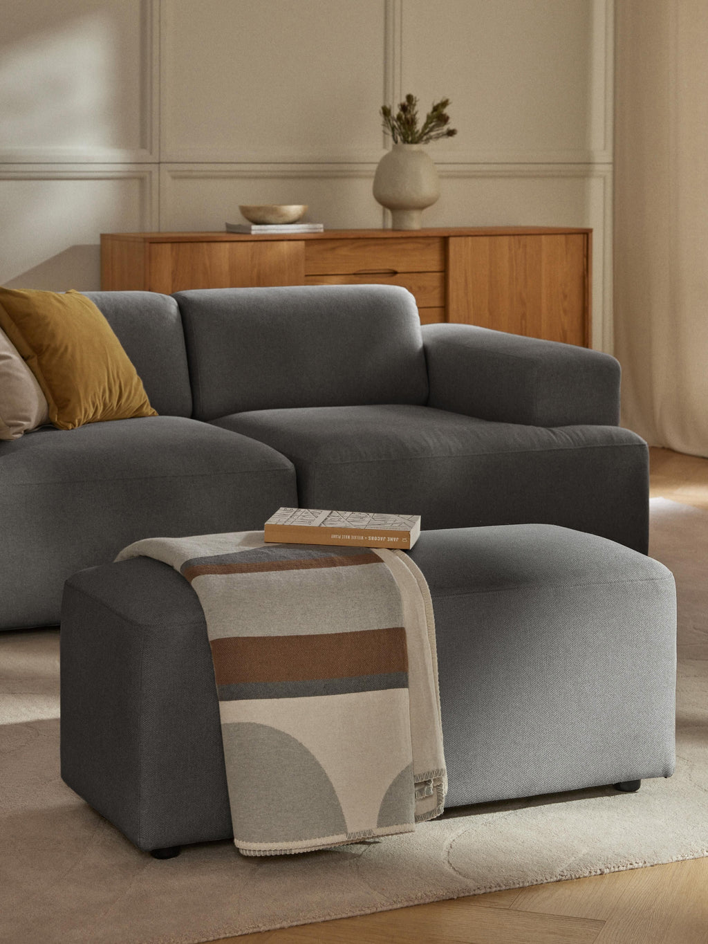 Melva Ottoman, W 99 x D 42 cm