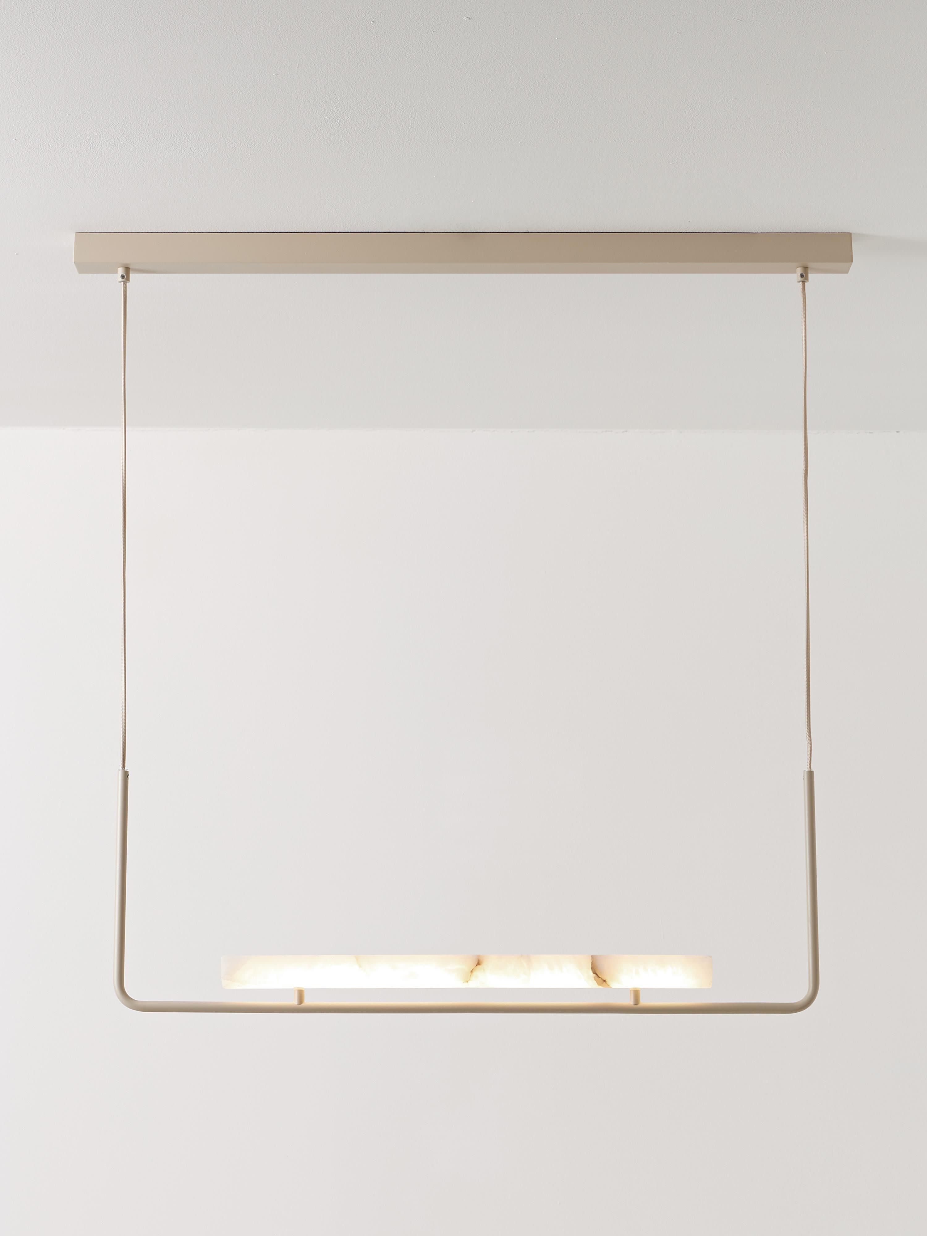 Alena Large Alabaster LED Pendant Light