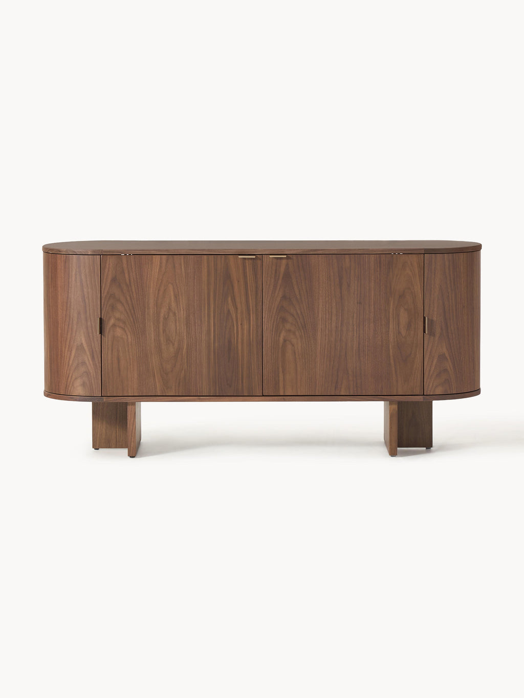 Zumi Wooden Sideboard with Rounded Corners