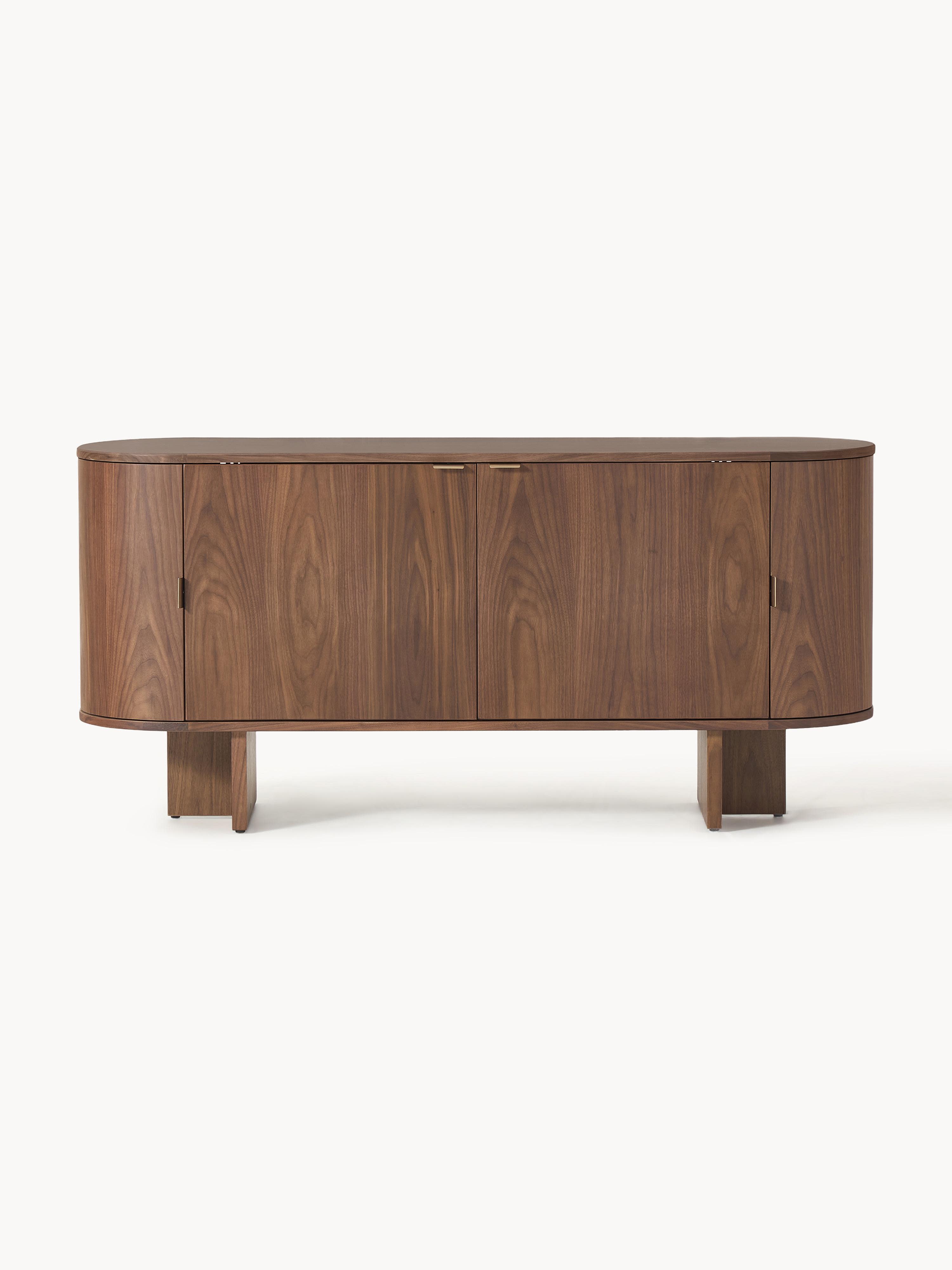 Zumi Wooden Sideboard with Rounded Corners