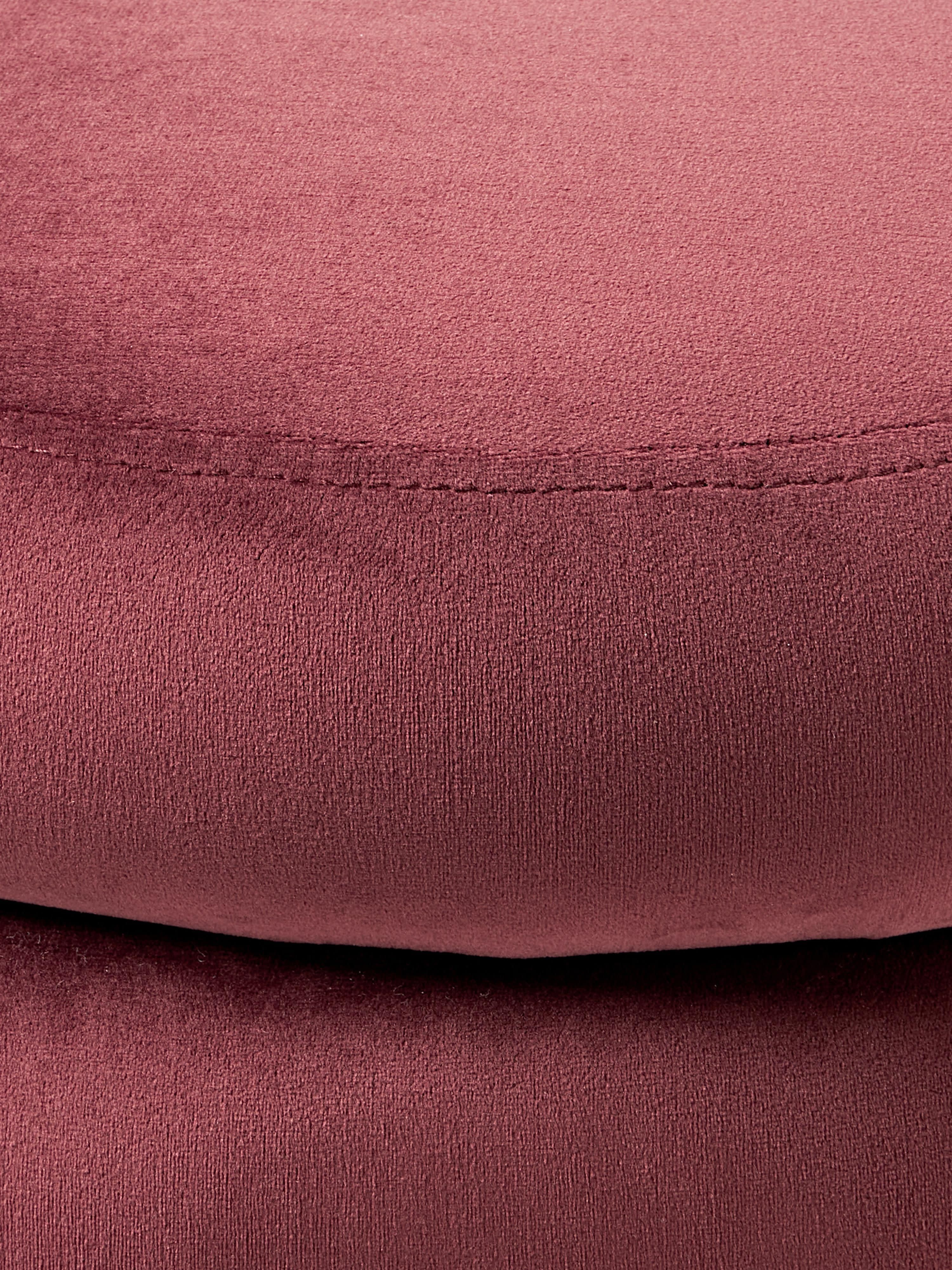 Alto Velvet Upholstered Stool with Storage Space