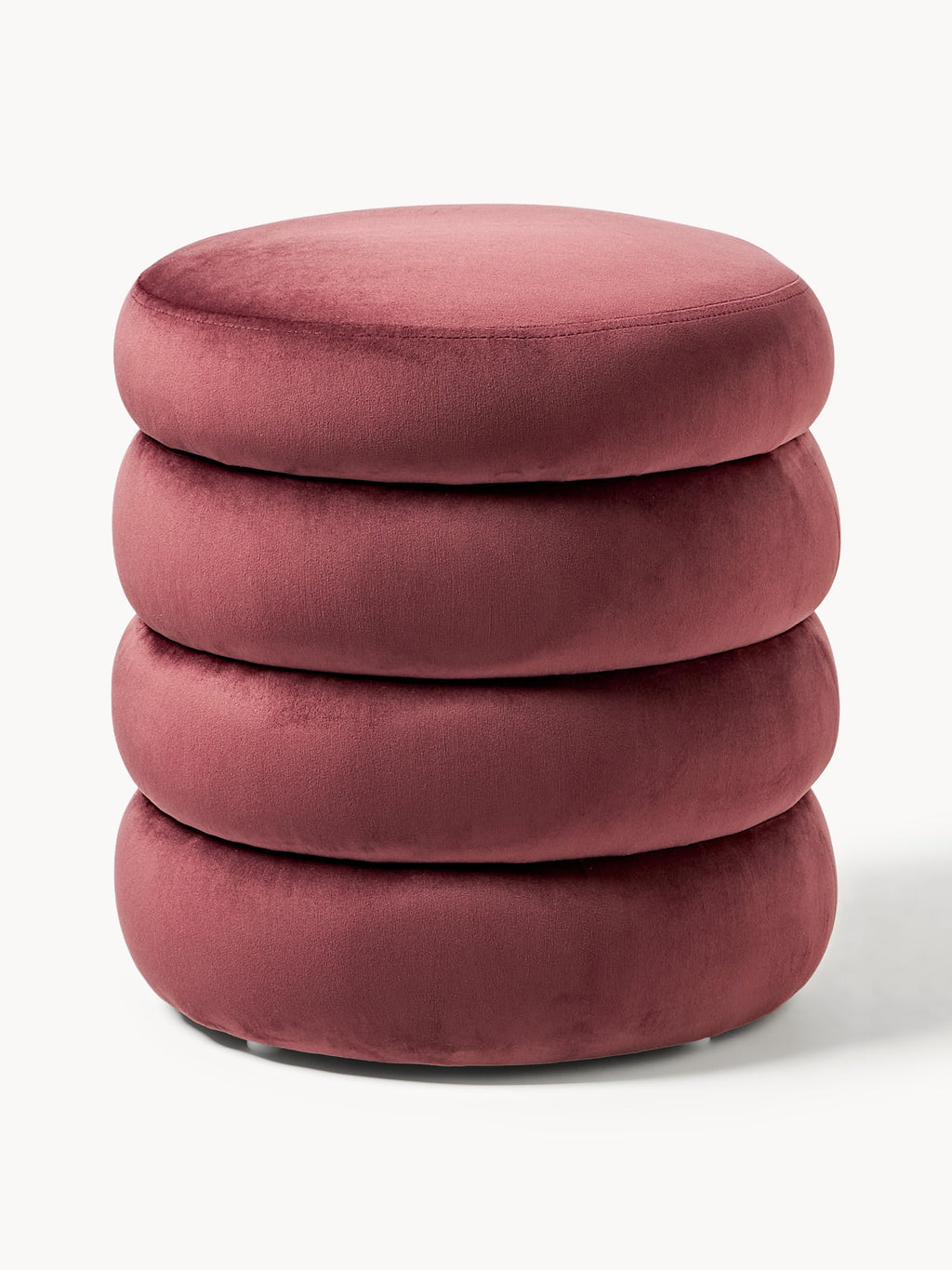 Gallery image 1 - Velvet Upholstered Stool Alto with Storage Space