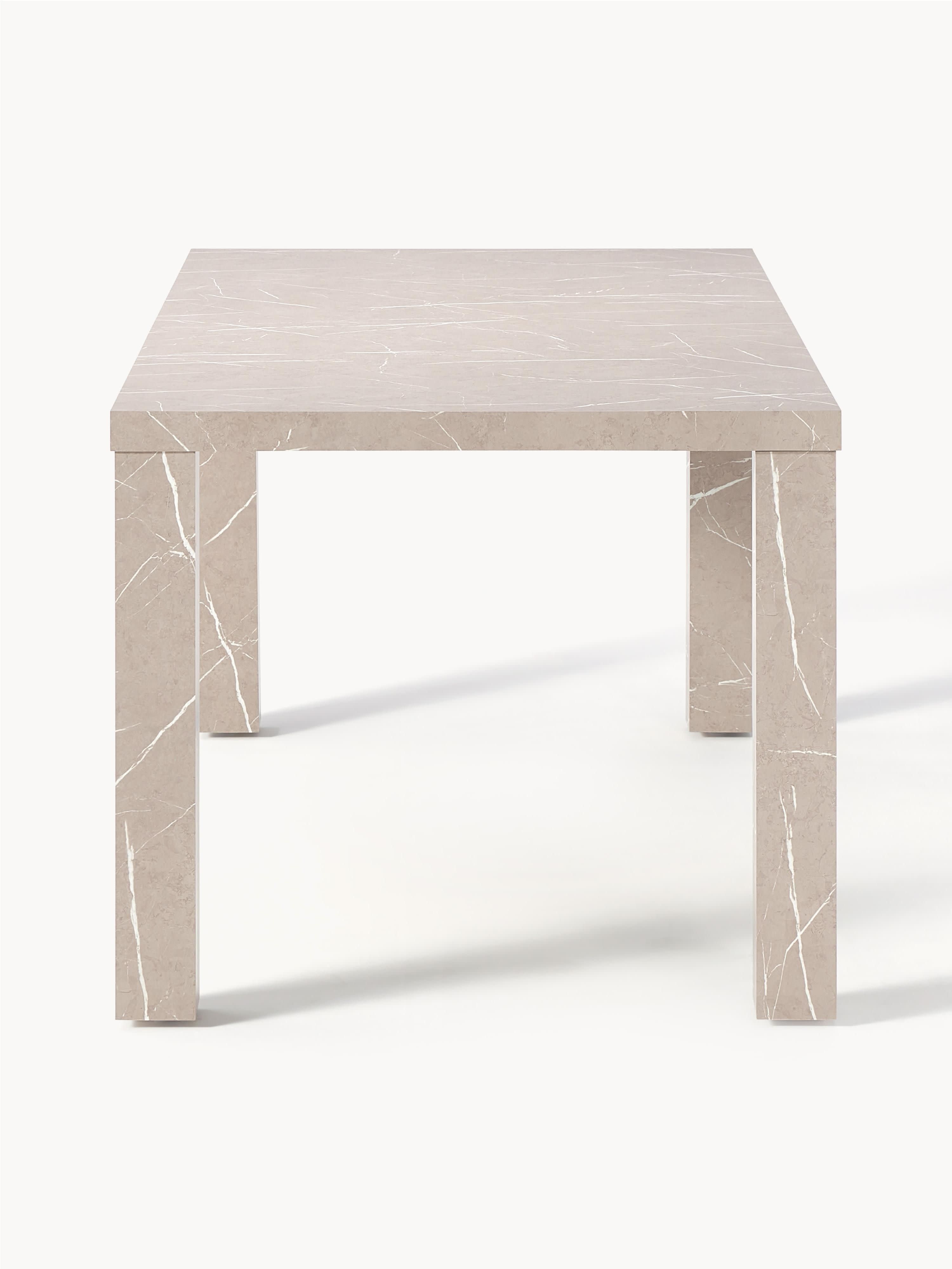 Carl Marble Effect Dining Table, 180 X 90 cm