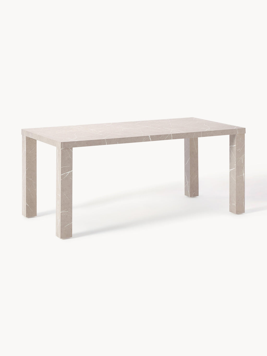 Gallery image 1 - Marble Effect Dining Table Carl, 180 X 90 cm
