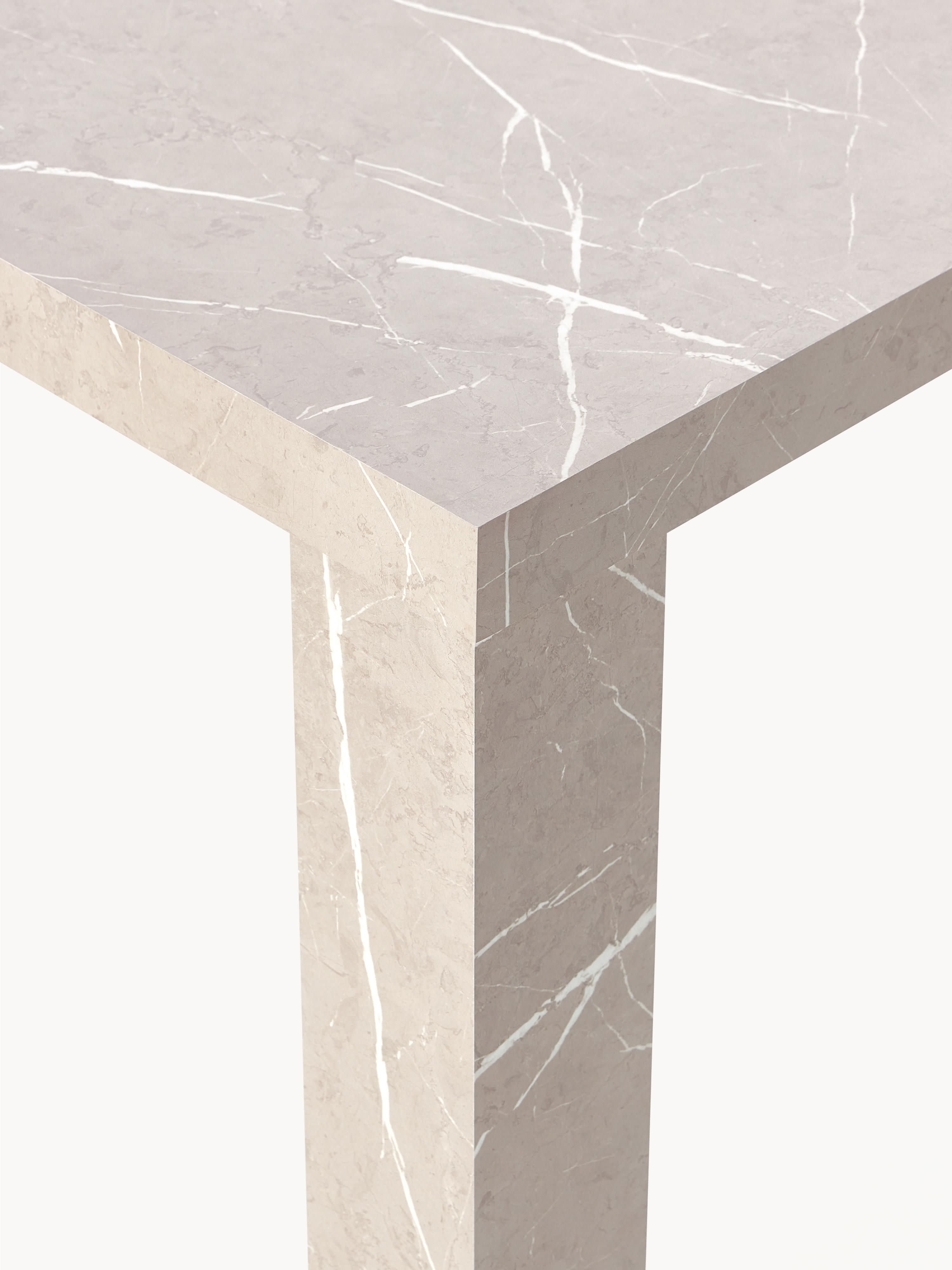Carl Marble Effect Dining Table, 180 X 90 cm