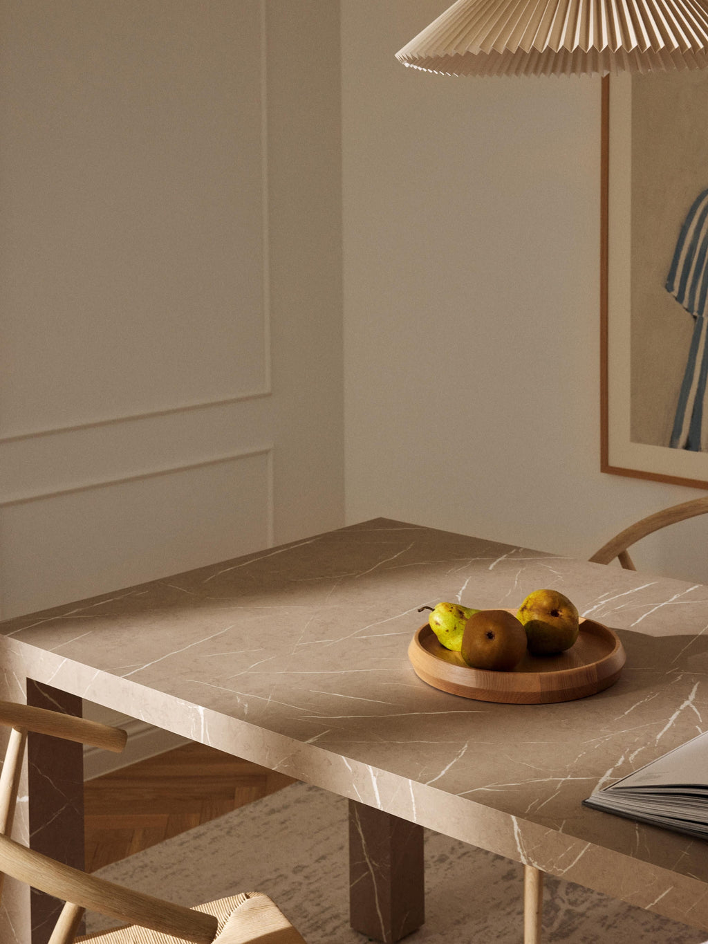 Carl Marble Effect Dining Table, 180 X 90 cm