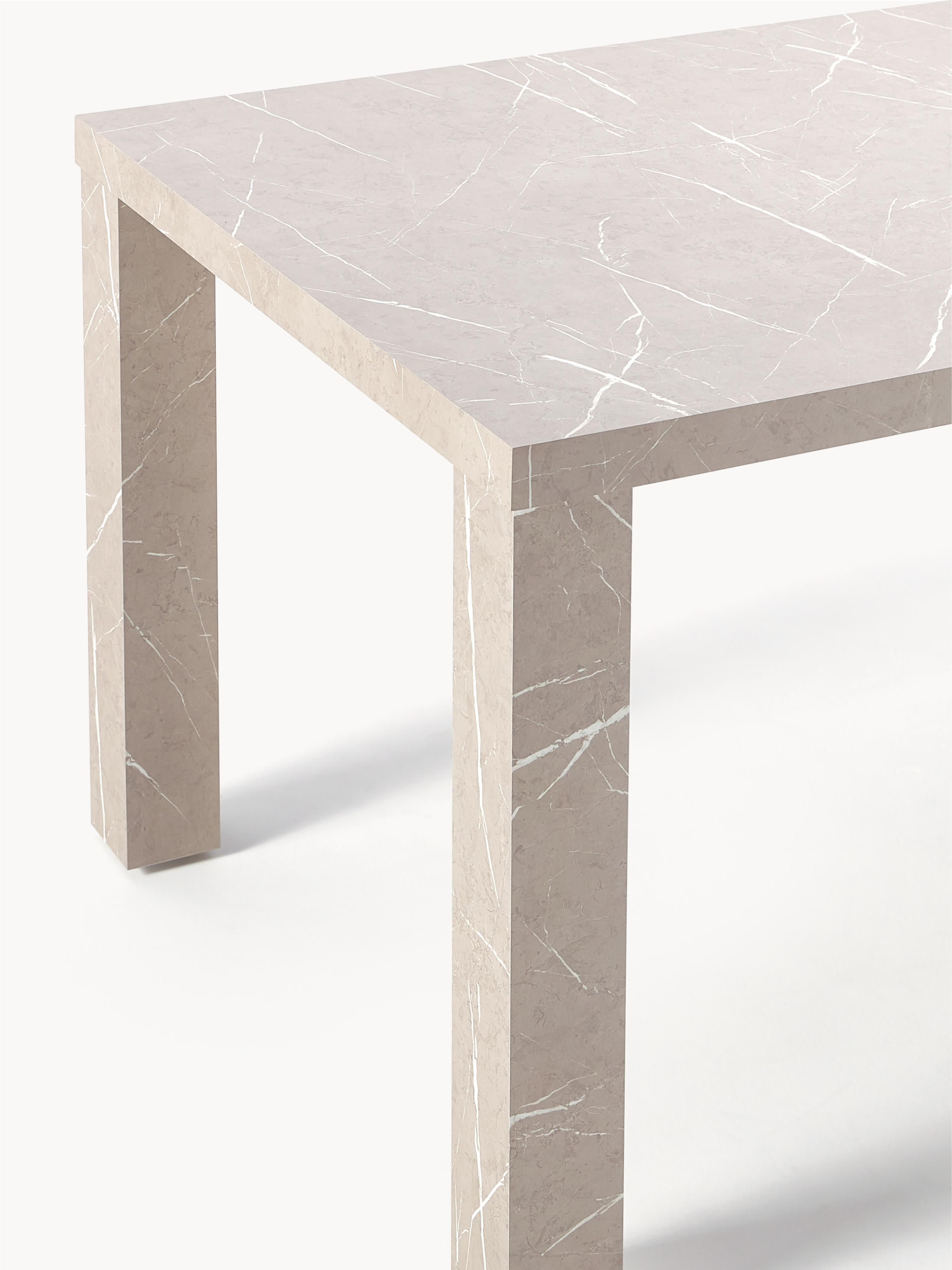 Carl Marble Effect Dining Table, 180 X 90 cm