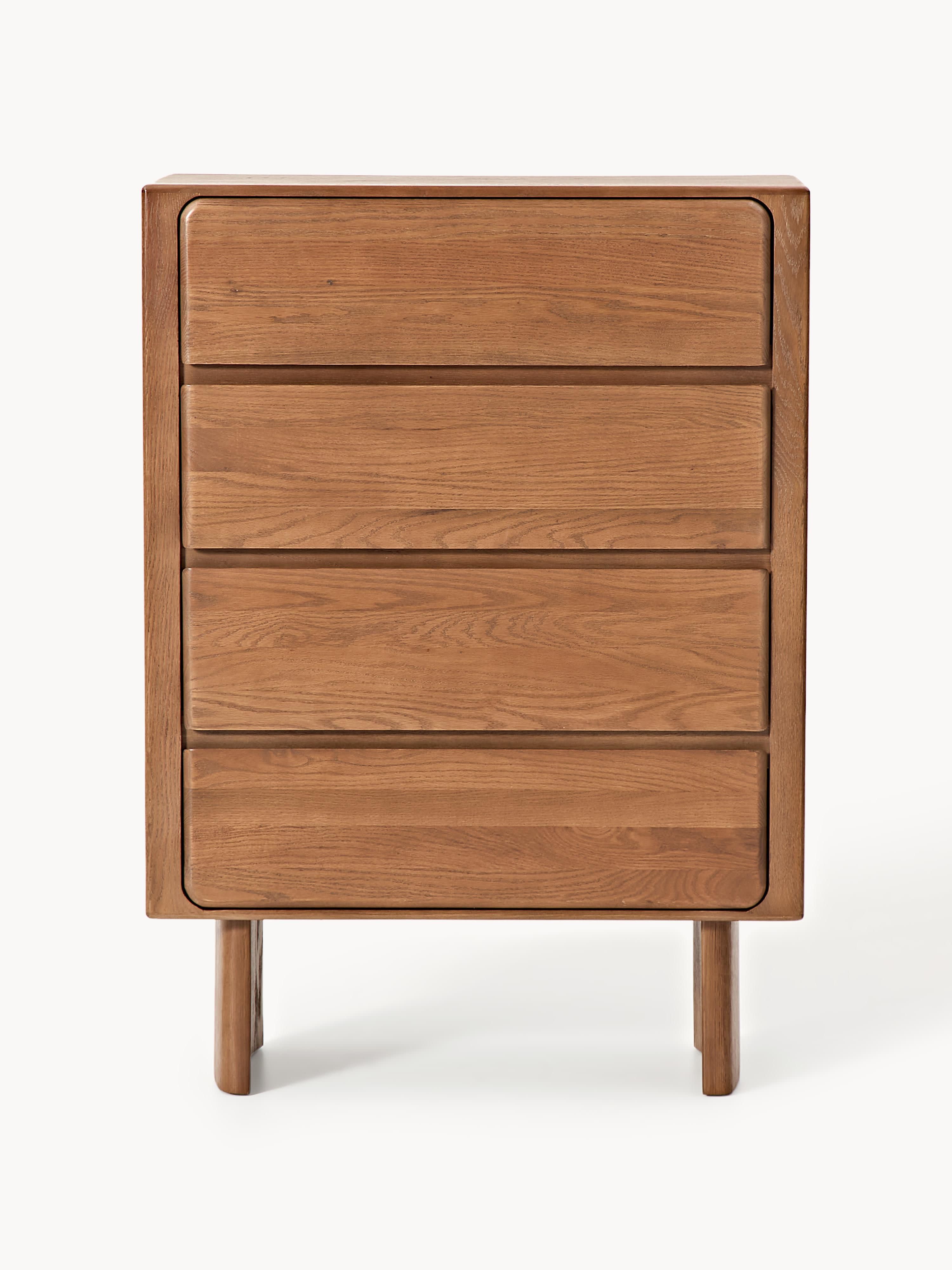Chandler Oak Wood Chest of Drawers