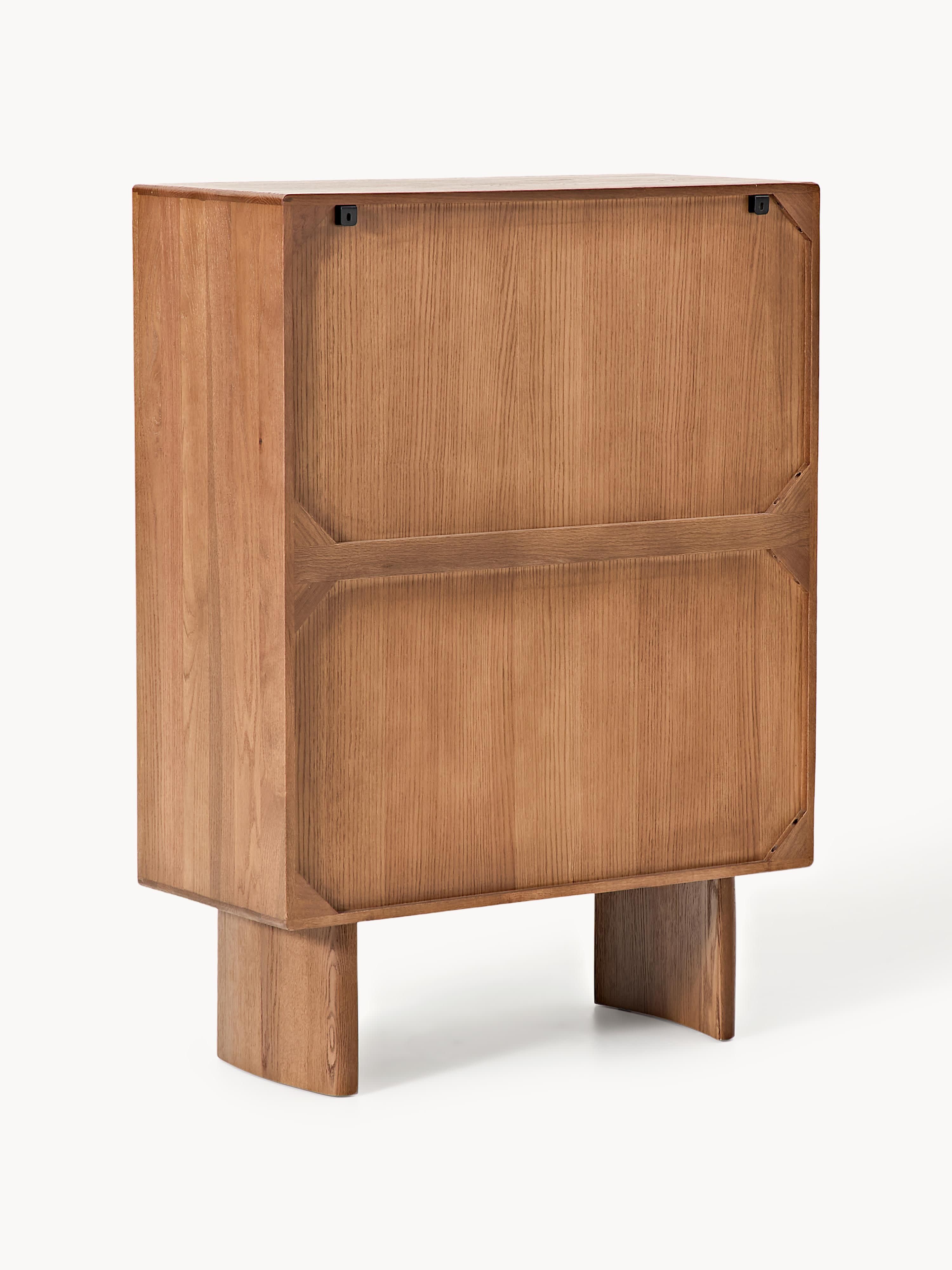 Chandler Oak Wood Chest of Drawers