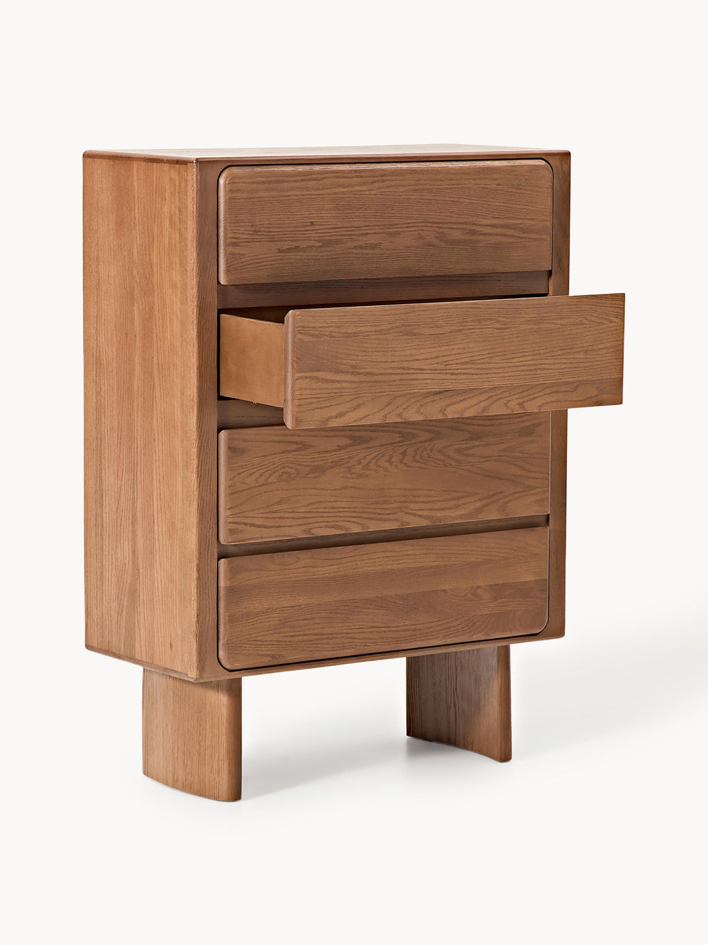 Chandler Oak Wood Chest of Drawers