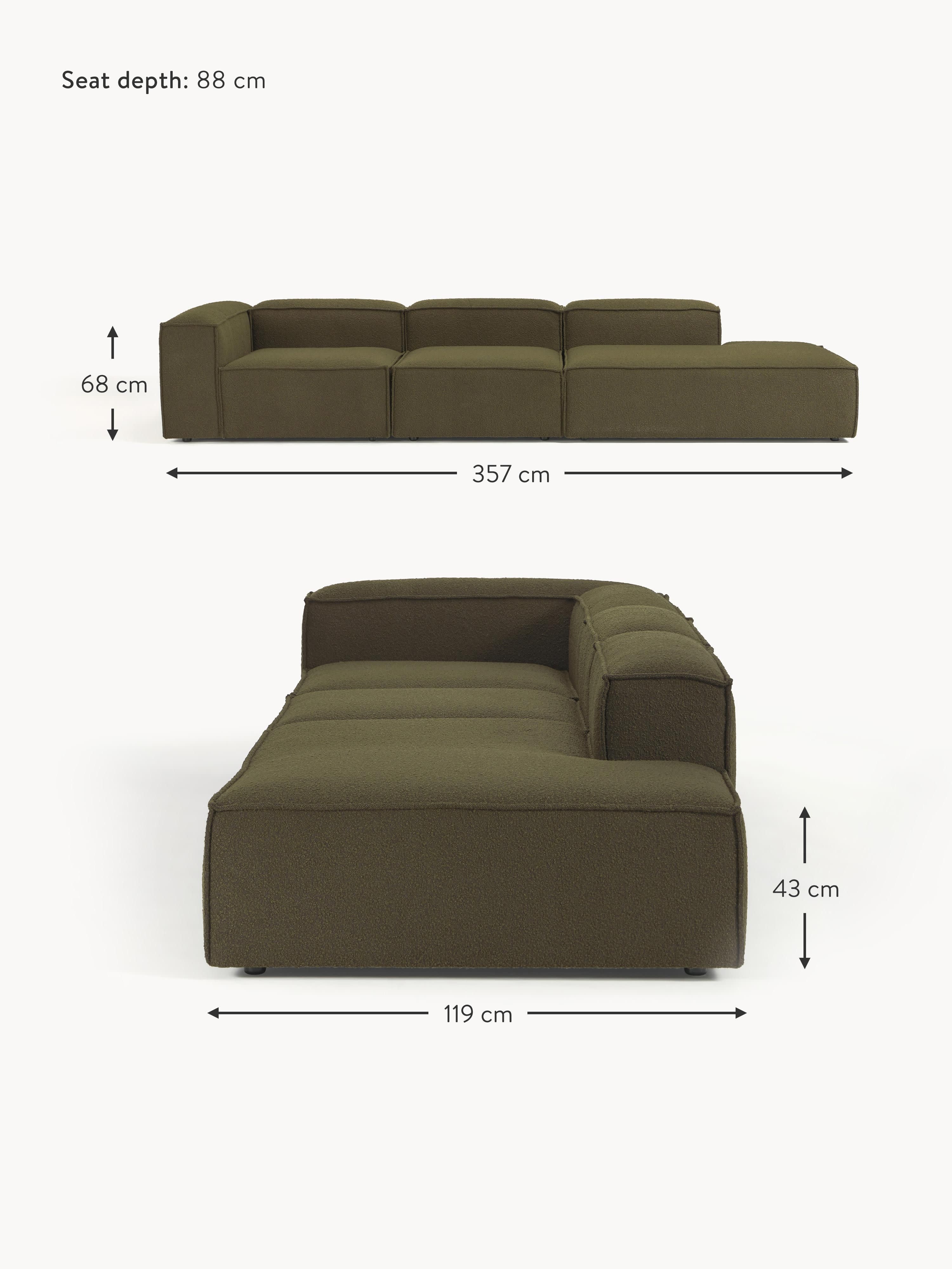 Lennon Bouclé Modular XL Ottoman