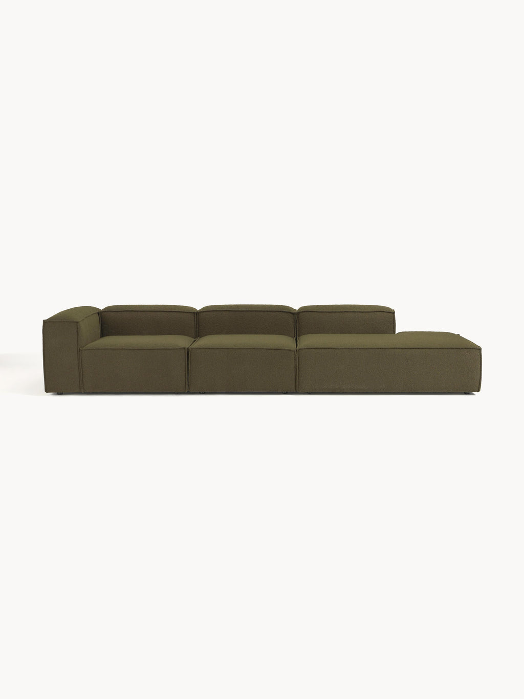 Gallery image 1 - Bouclé Modular XL Ottoman Lennon