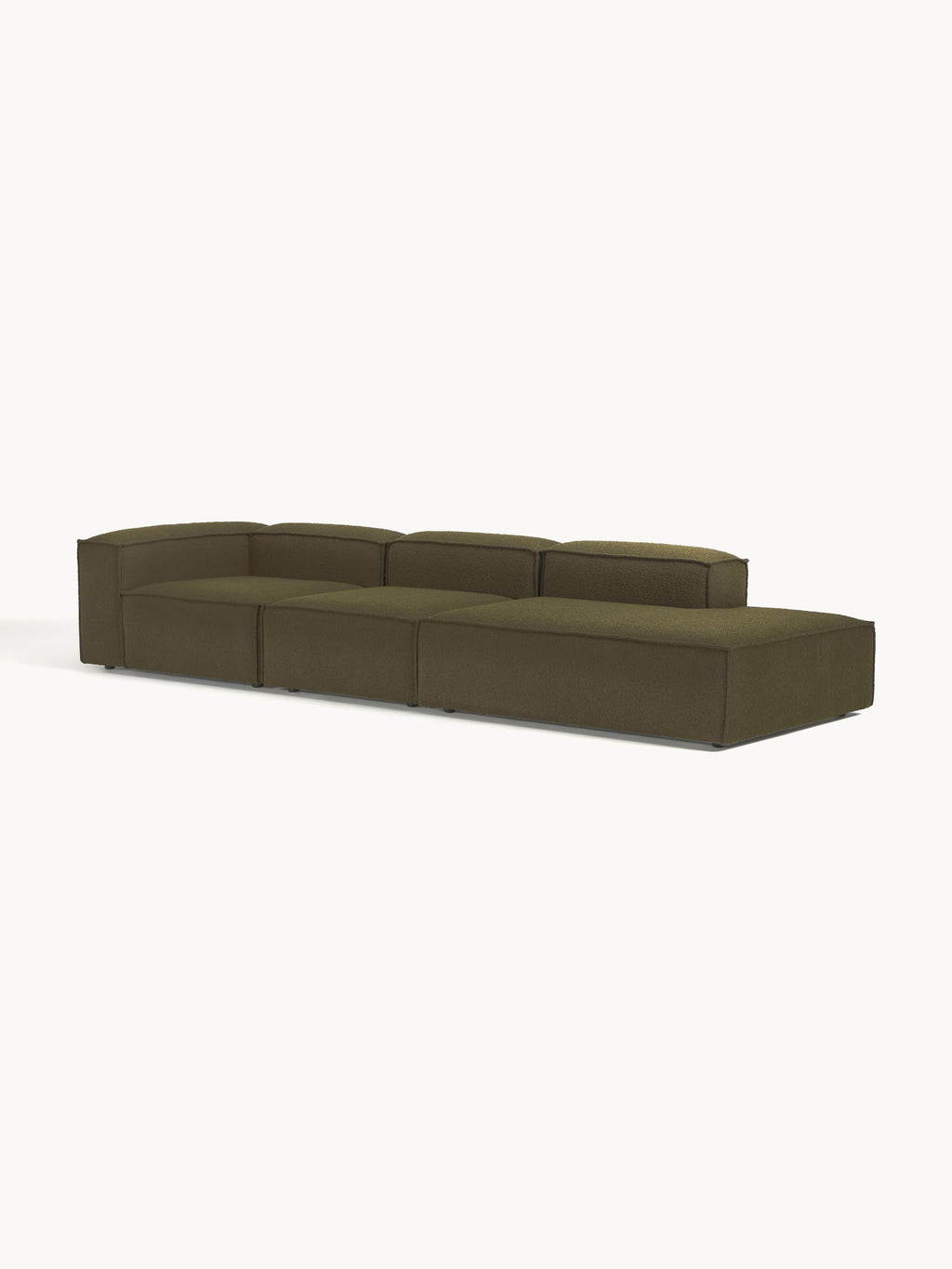 Lennon Bouclé Modular XL Ottoman