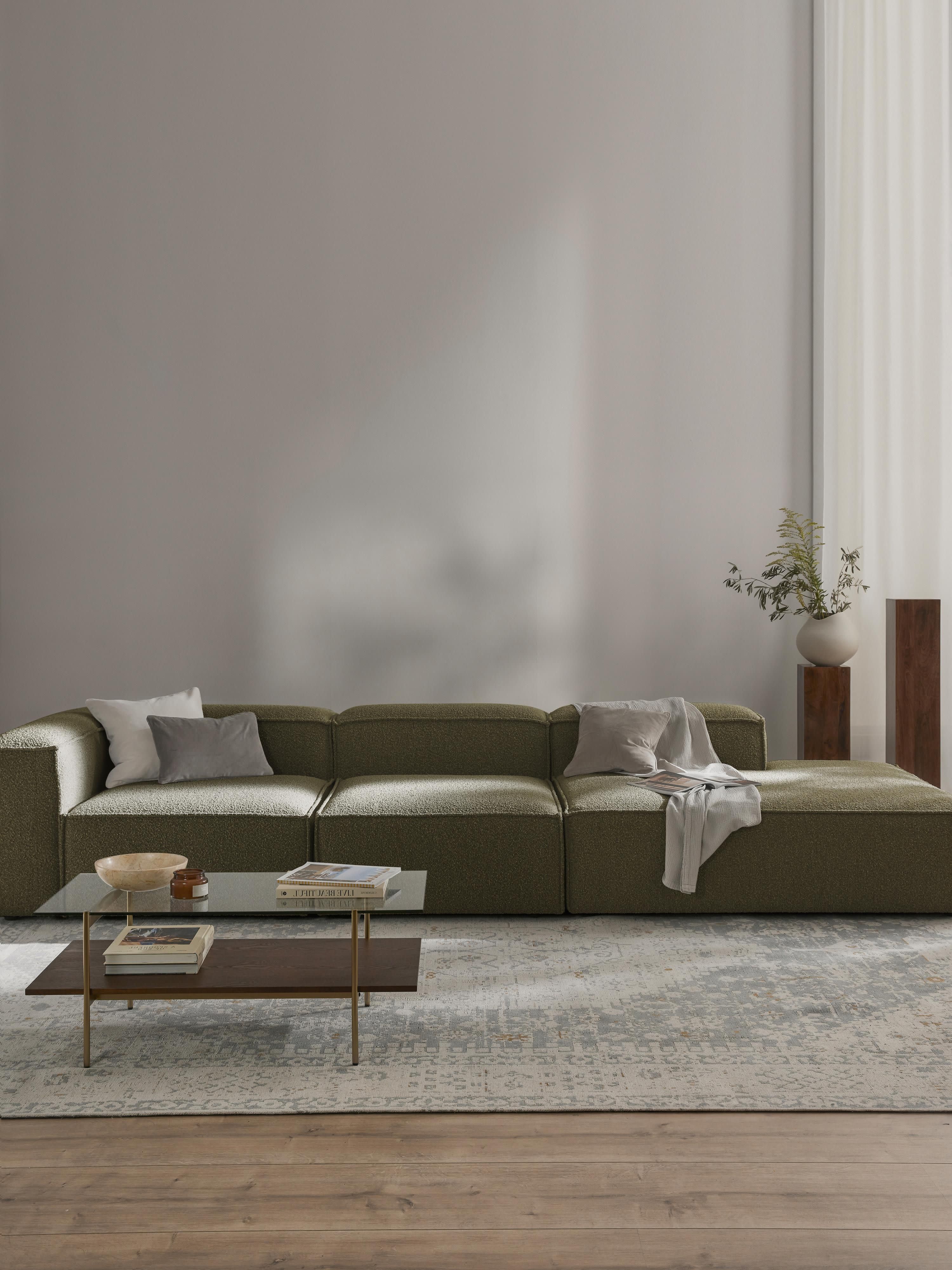 Lennon Bouclé Modular XL Ottoman