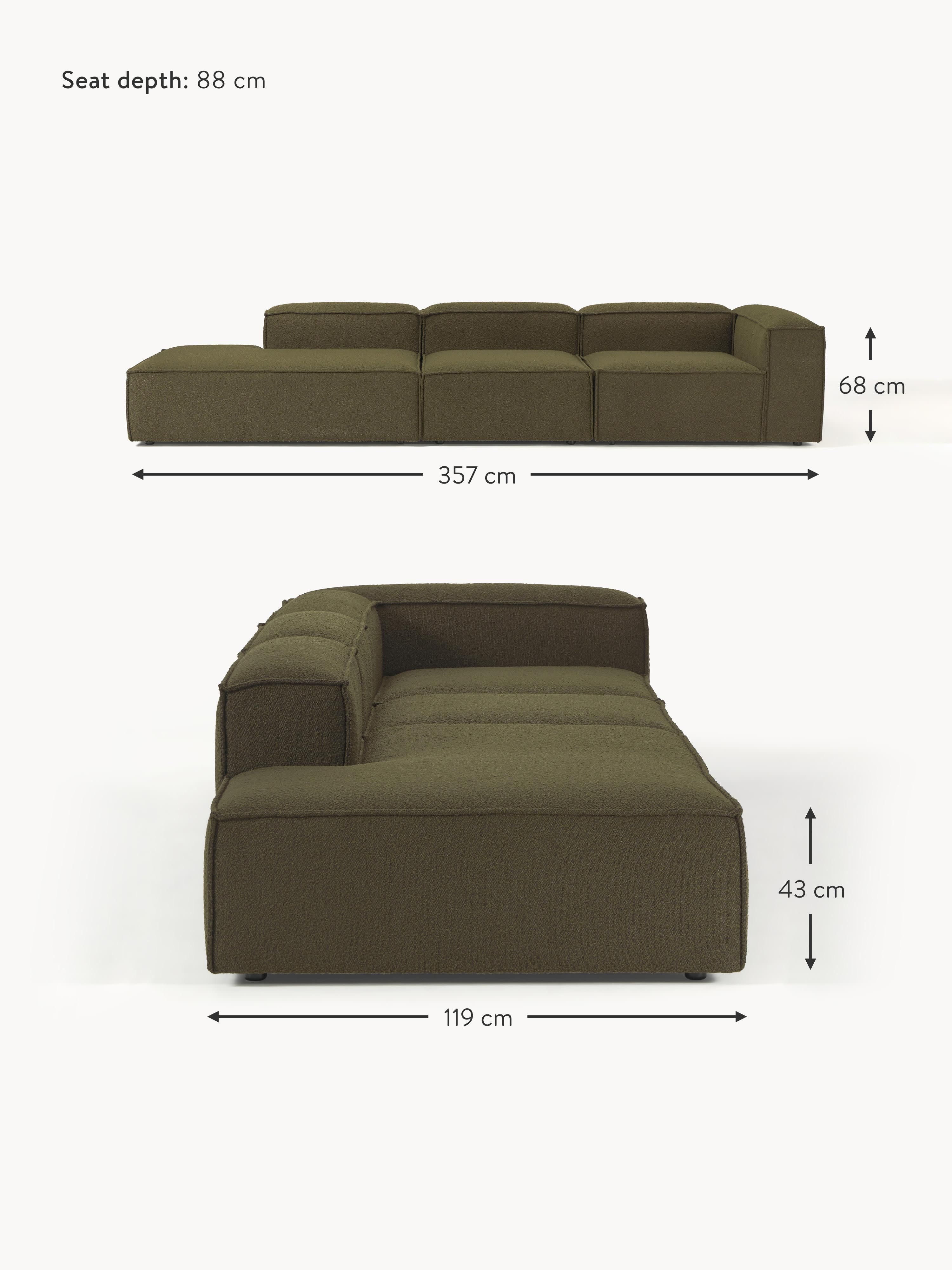 Lennon Bouclé Modular XL Ottoman
