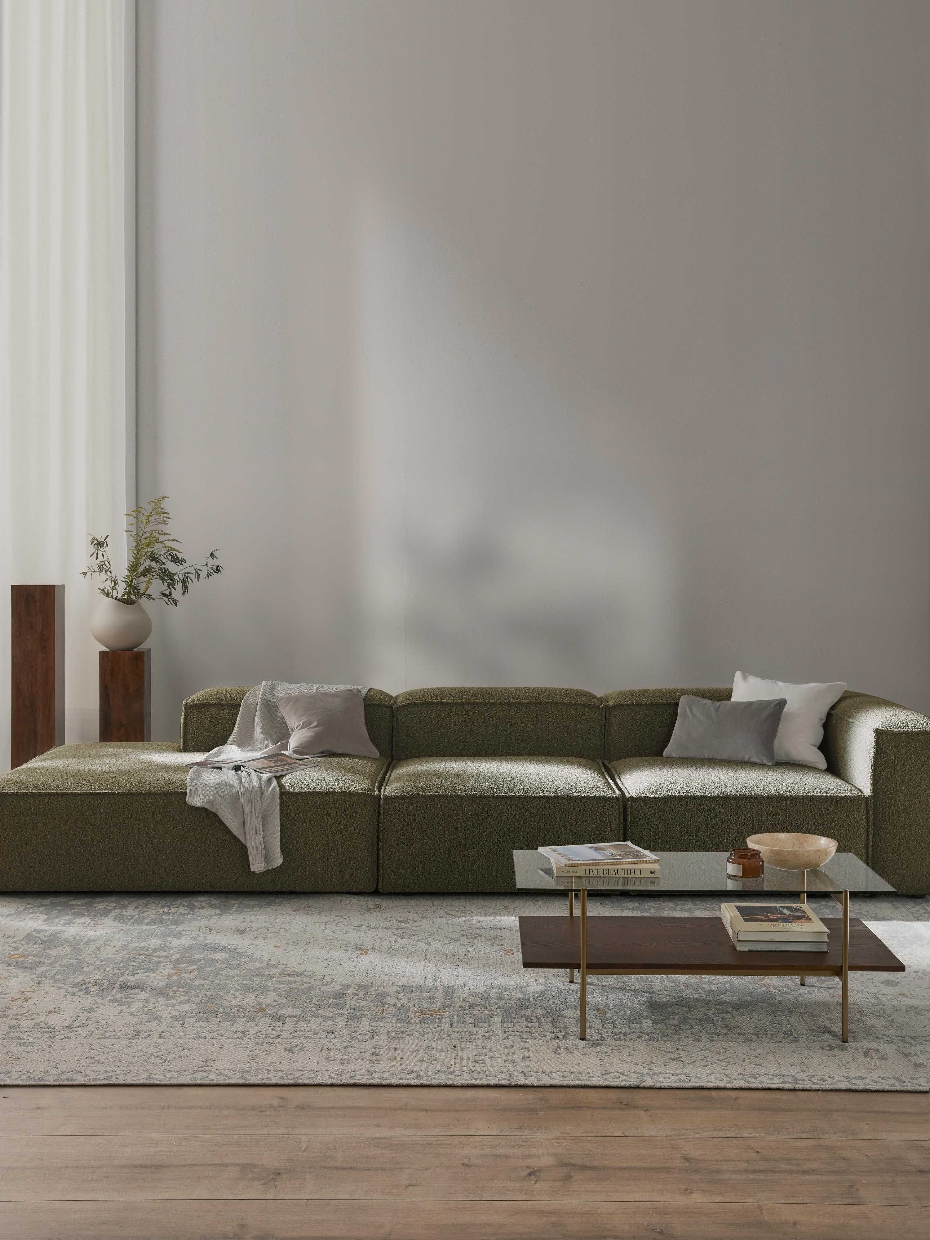 Lennon Bouclé Modular XL Ottoman