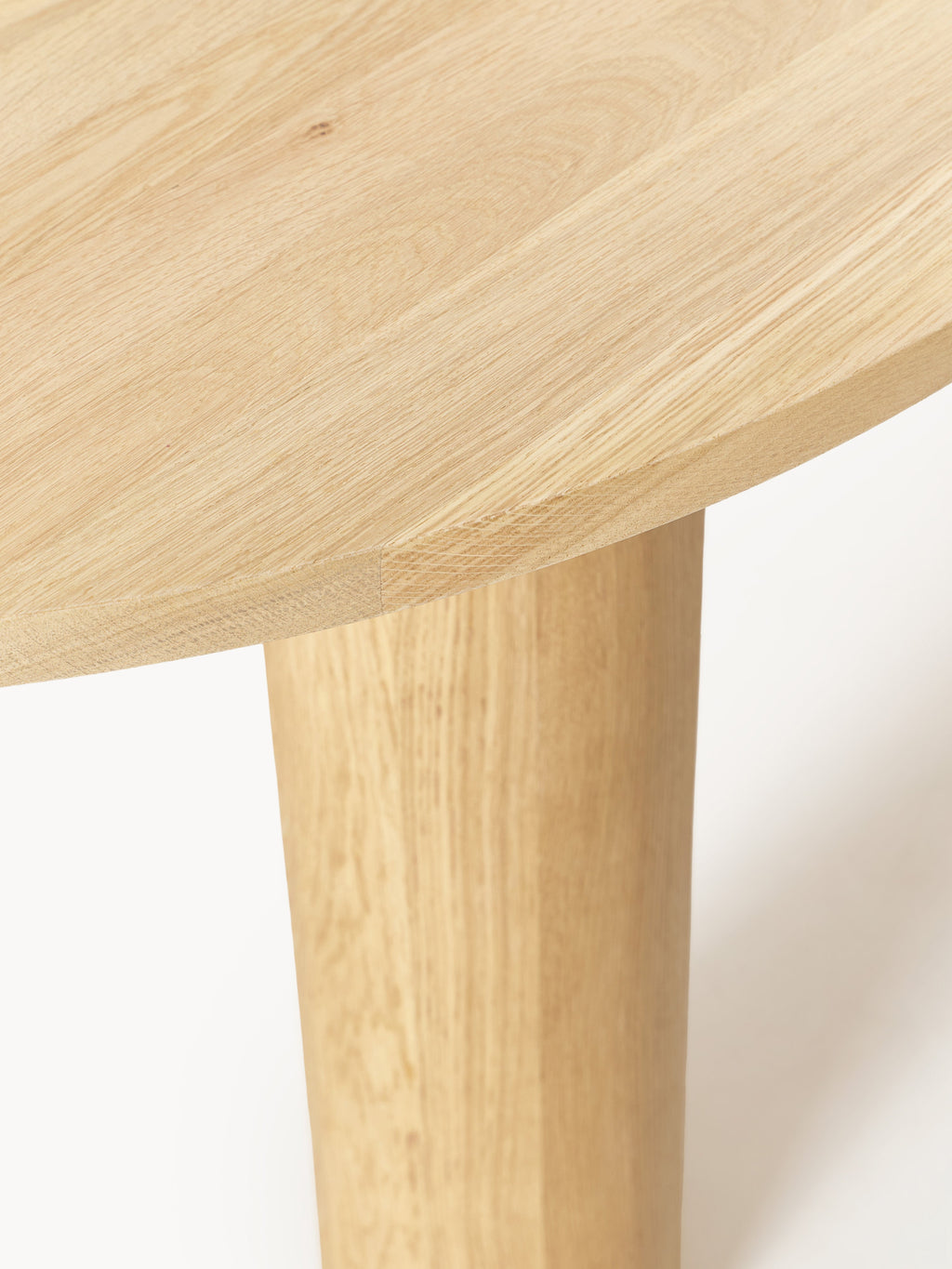 Dunia Oval Oak Wood Dining Table, in various sizes