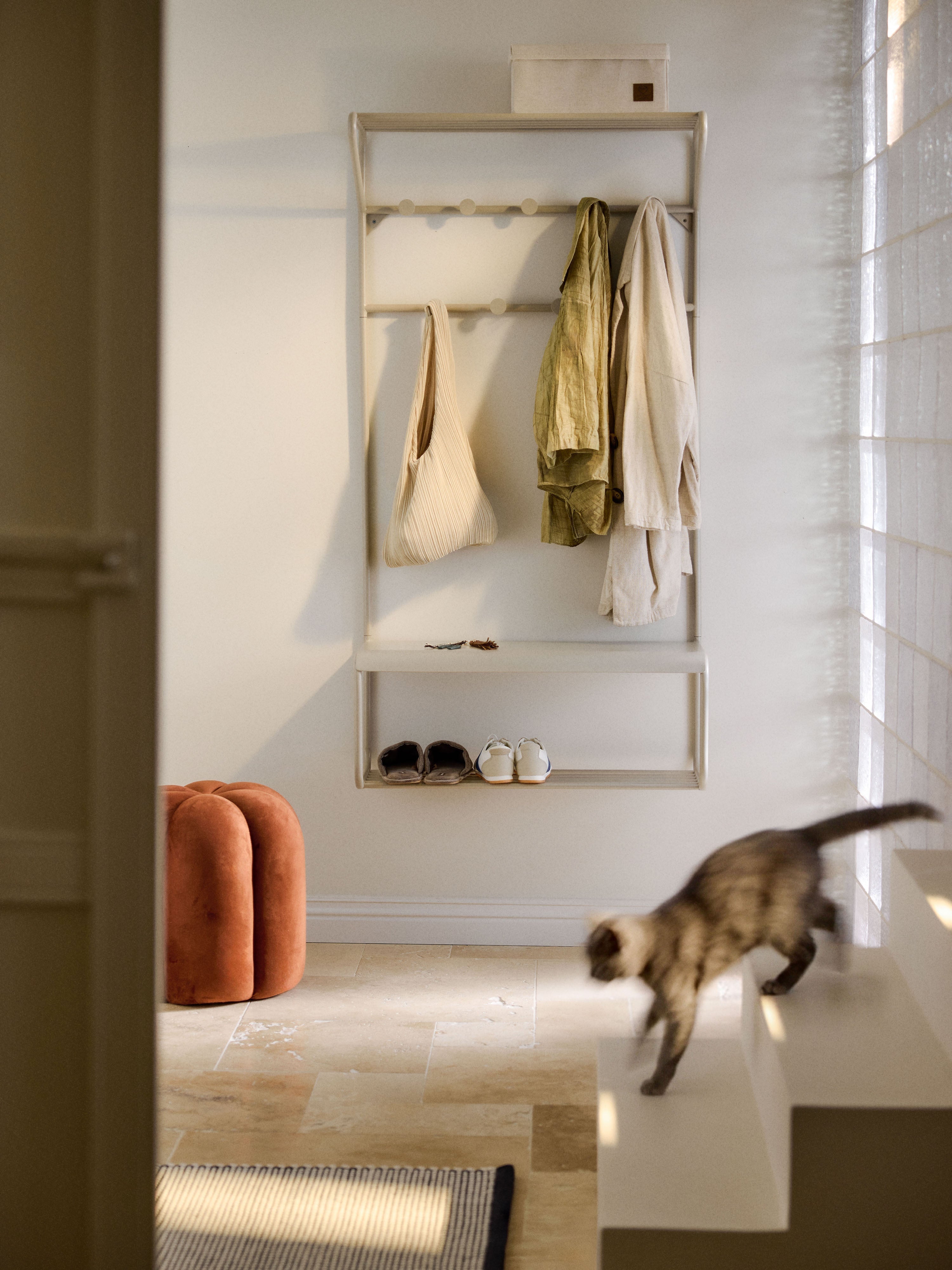 Nash Metal Wall-mounted Coat Rack