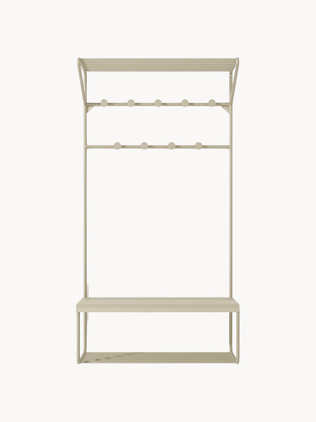 Nash Metal Wall-mounted Coat Rack