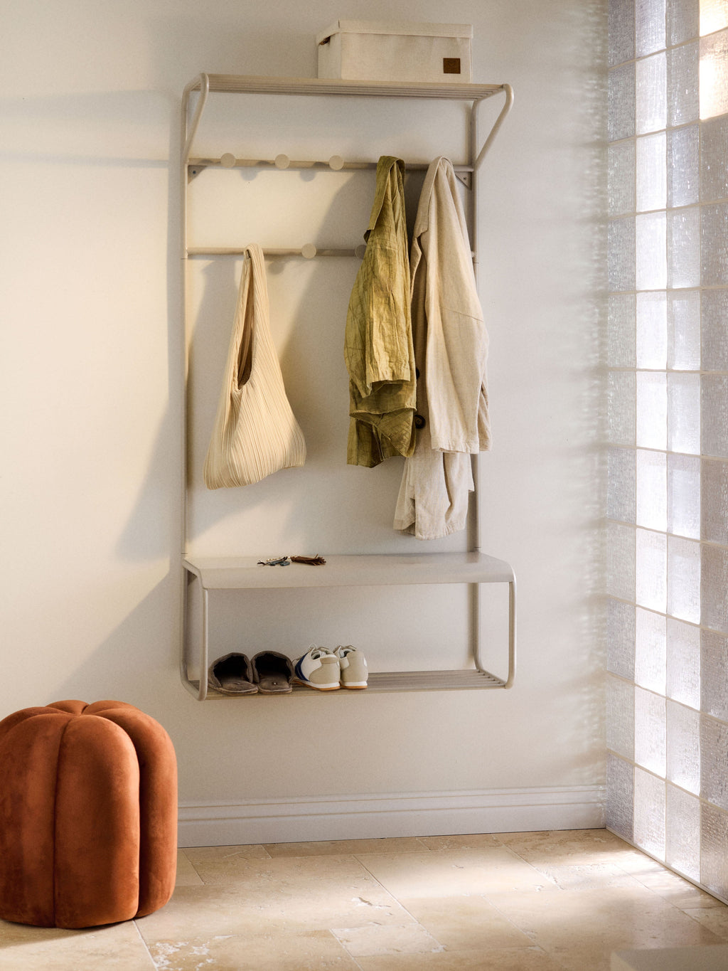 Nash Metal Wall-mounted Coat Rack