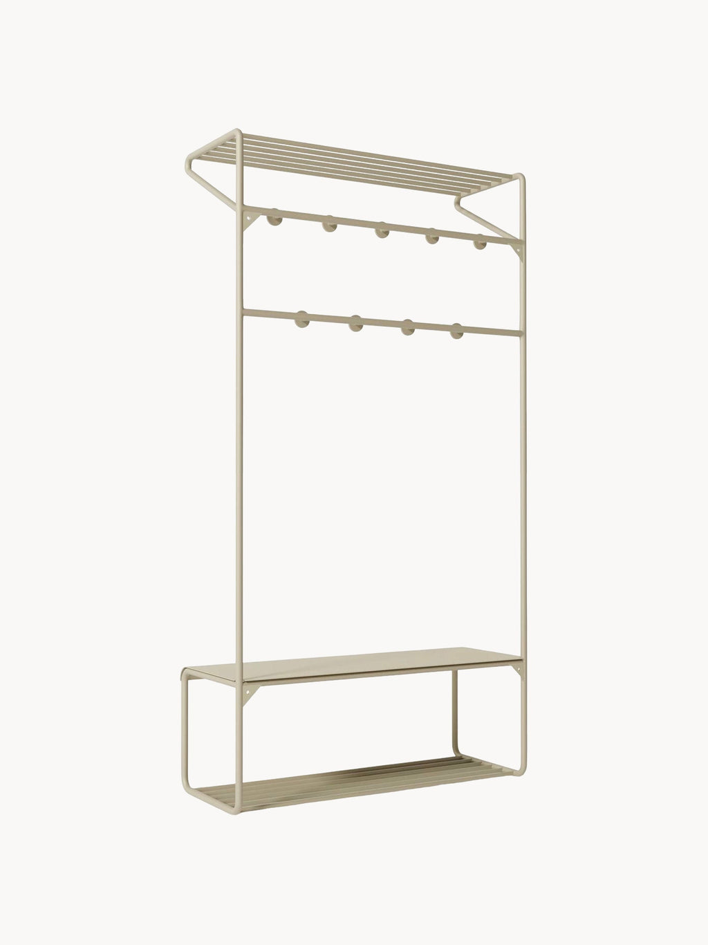 Nash Metal Wall-mounted Coat Rack