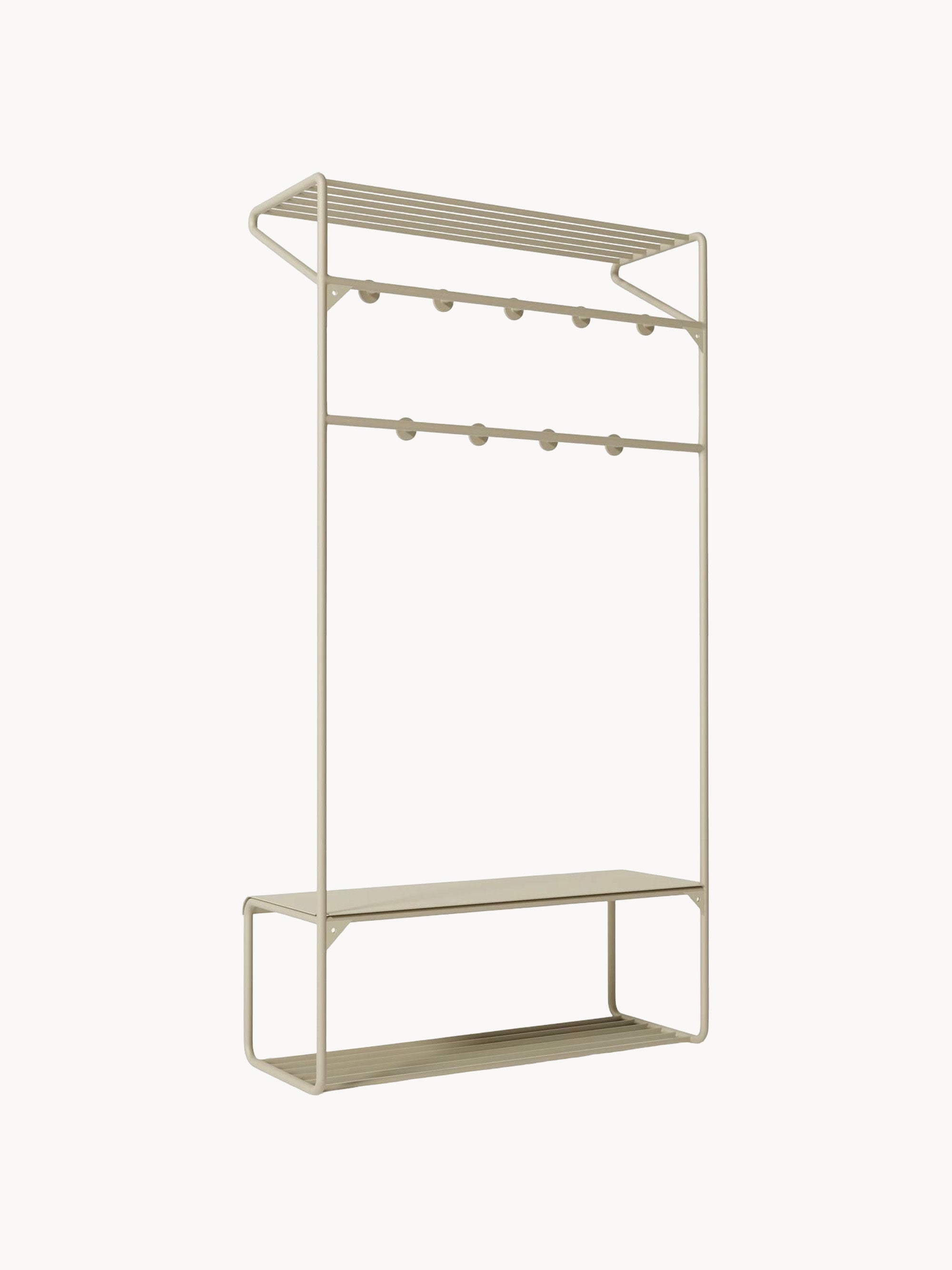 Nash Metal Wall-mounted Coat Rack