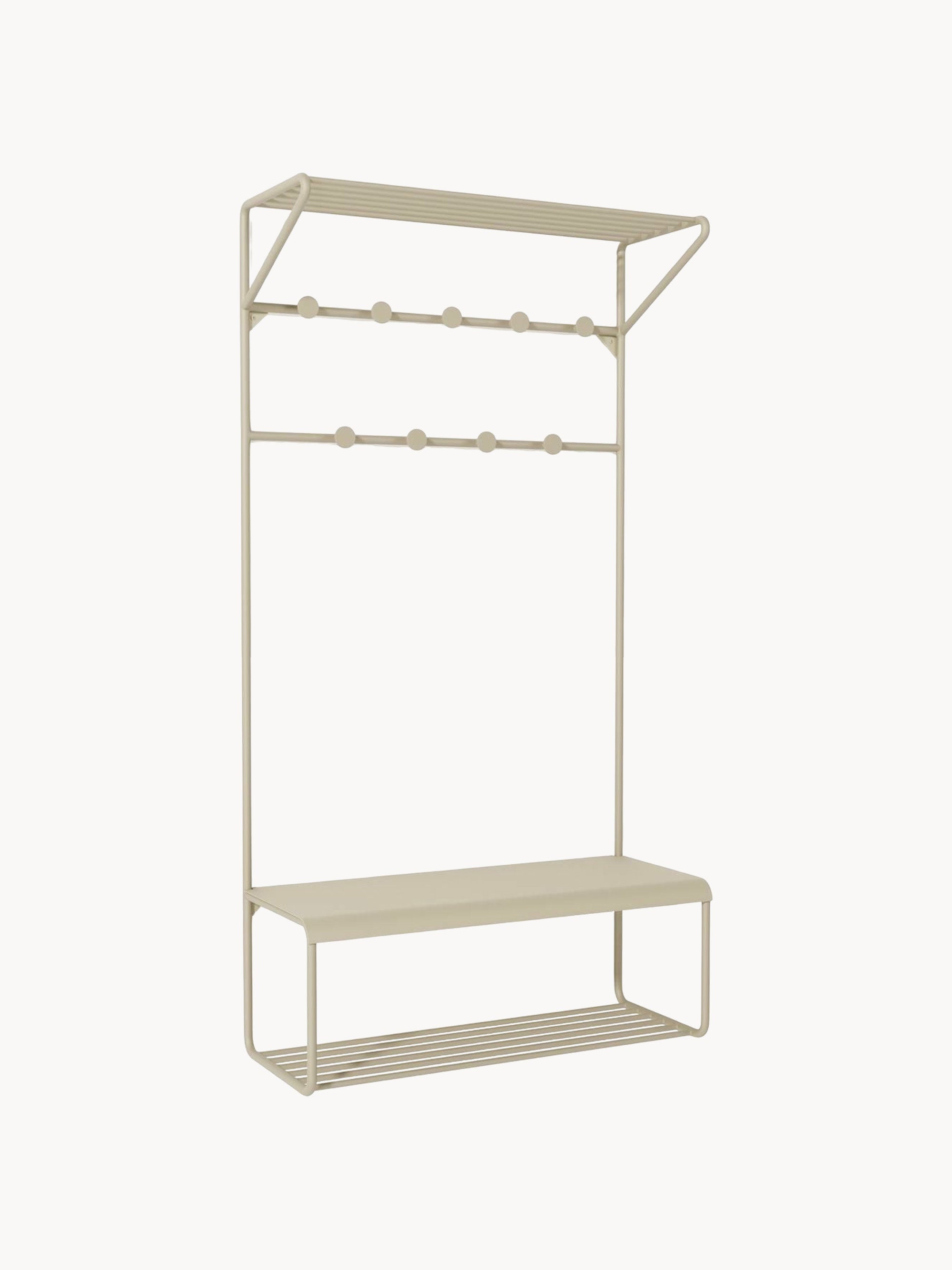Gallery image 1 - Metal Wall-mounted Coat Rack Nash