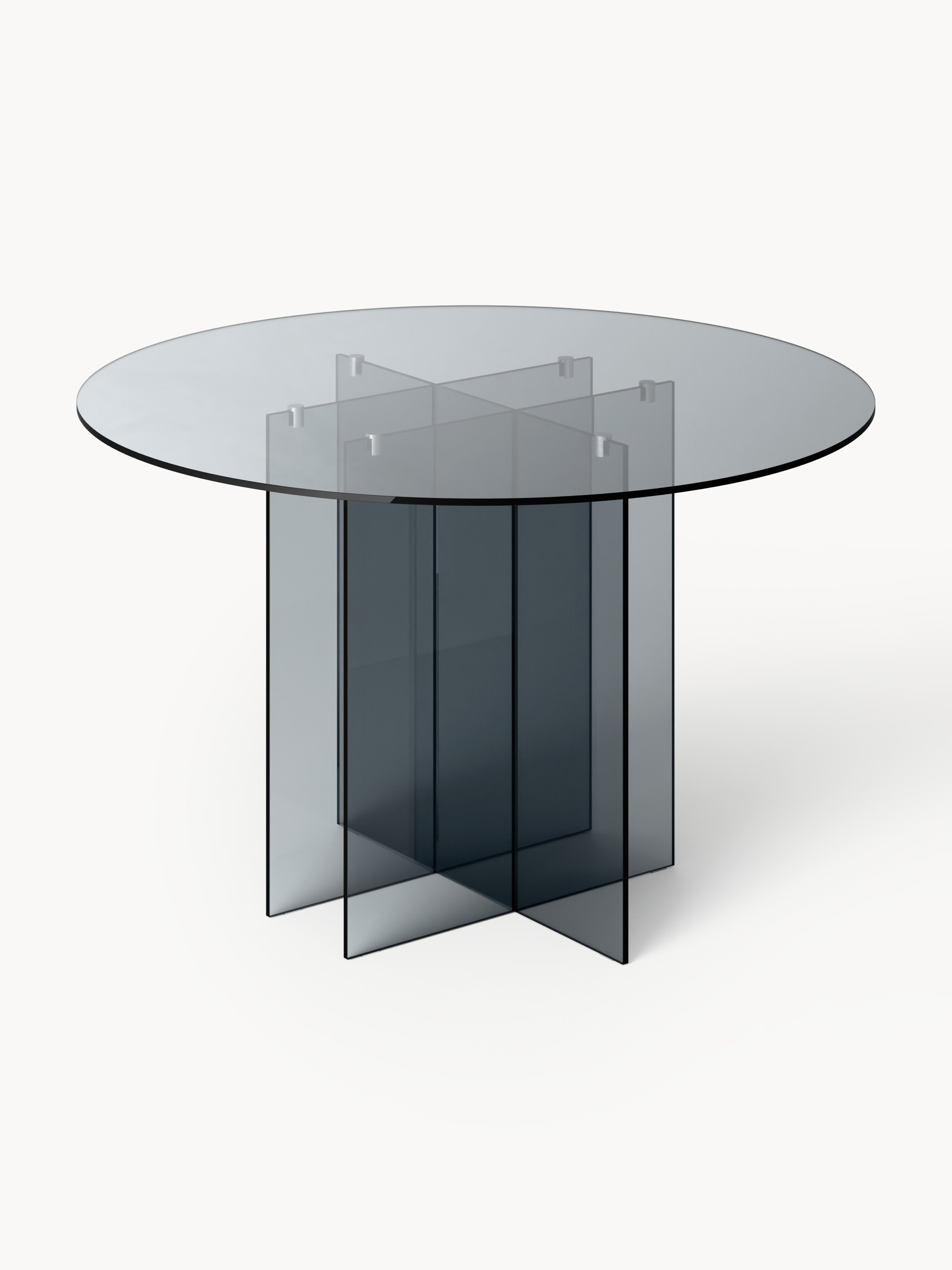 Gallery image 1 - Round Glass Dining Table Anouk, in various sizes