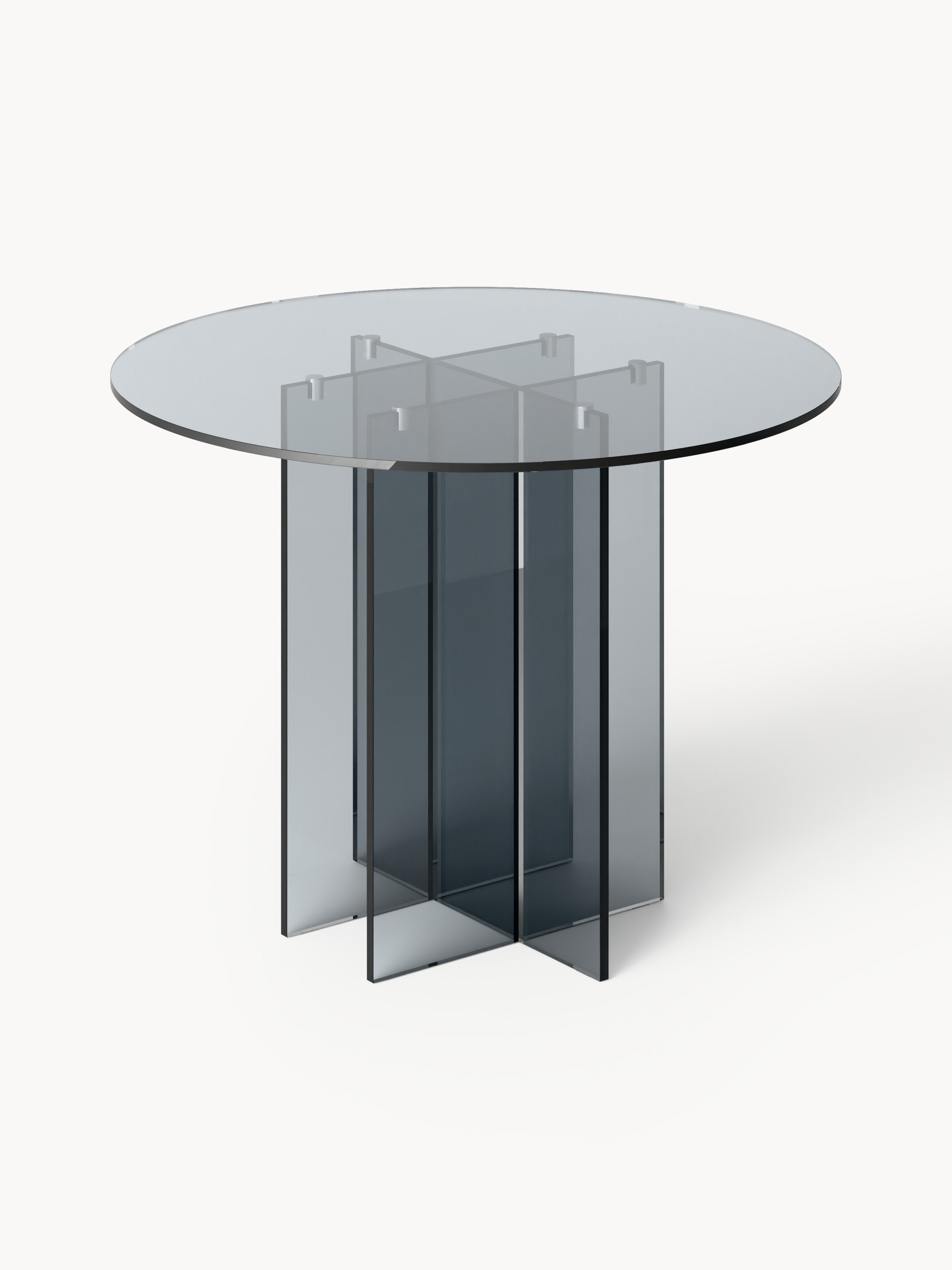 Anouk Round Glass Dining Table, in various sizes