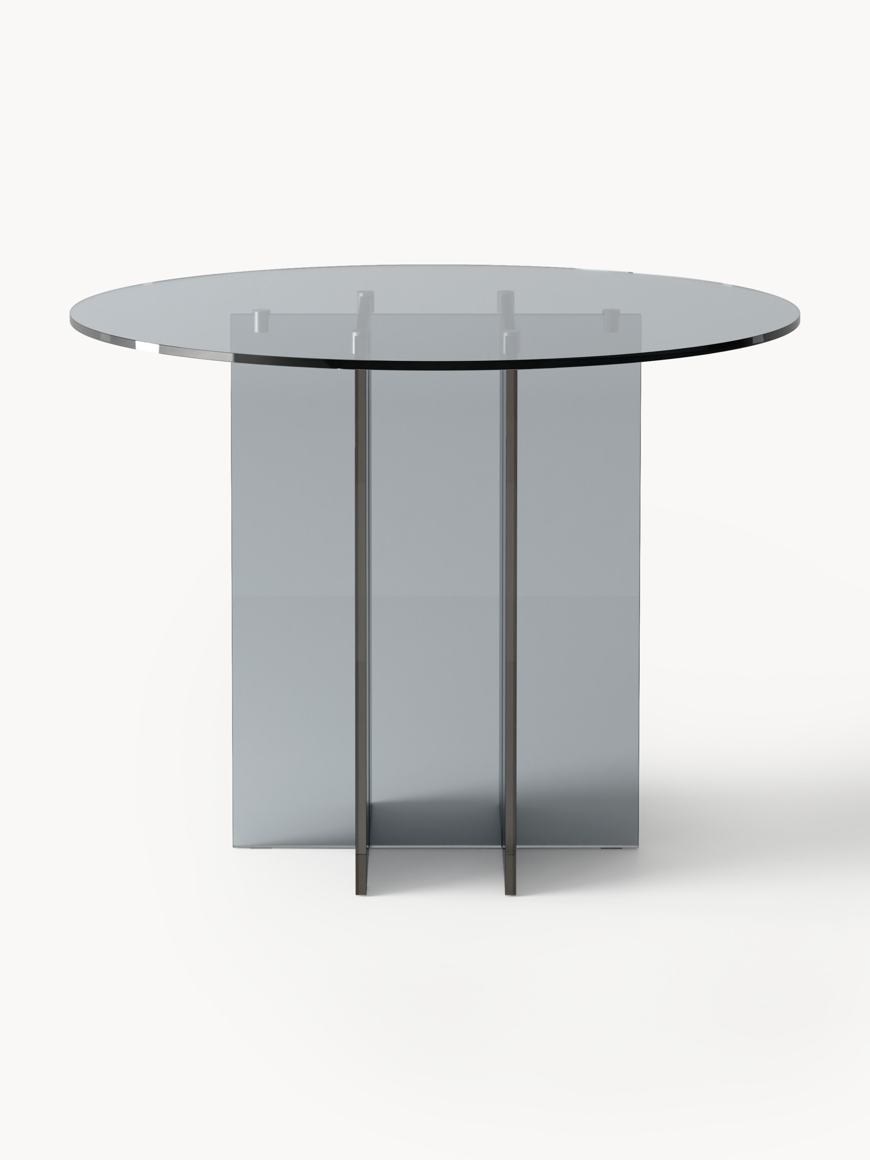 Anouk Round Glass Dining Table, in various sizes