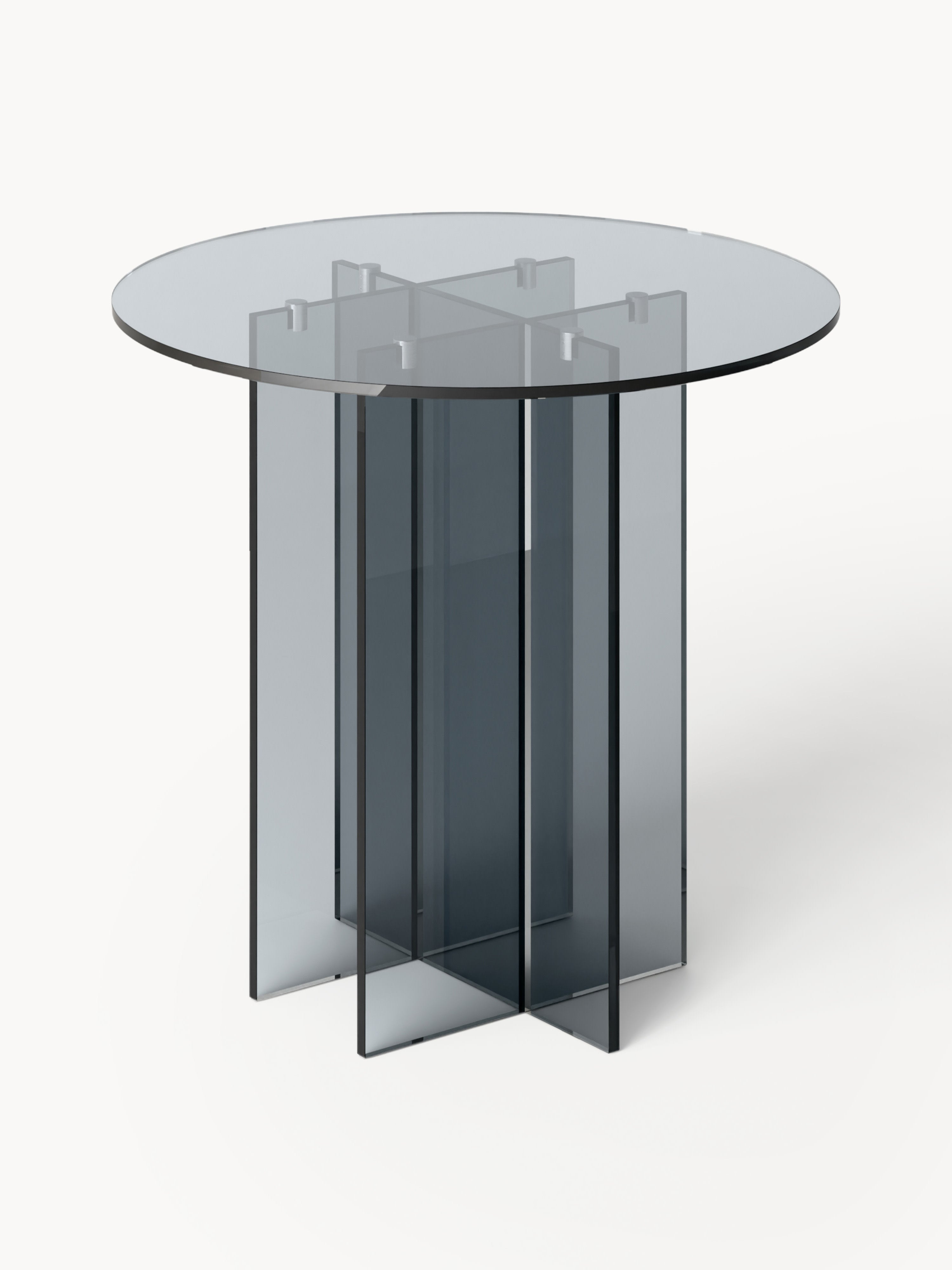 Anouk Round Glass Dining Table, in various sizes