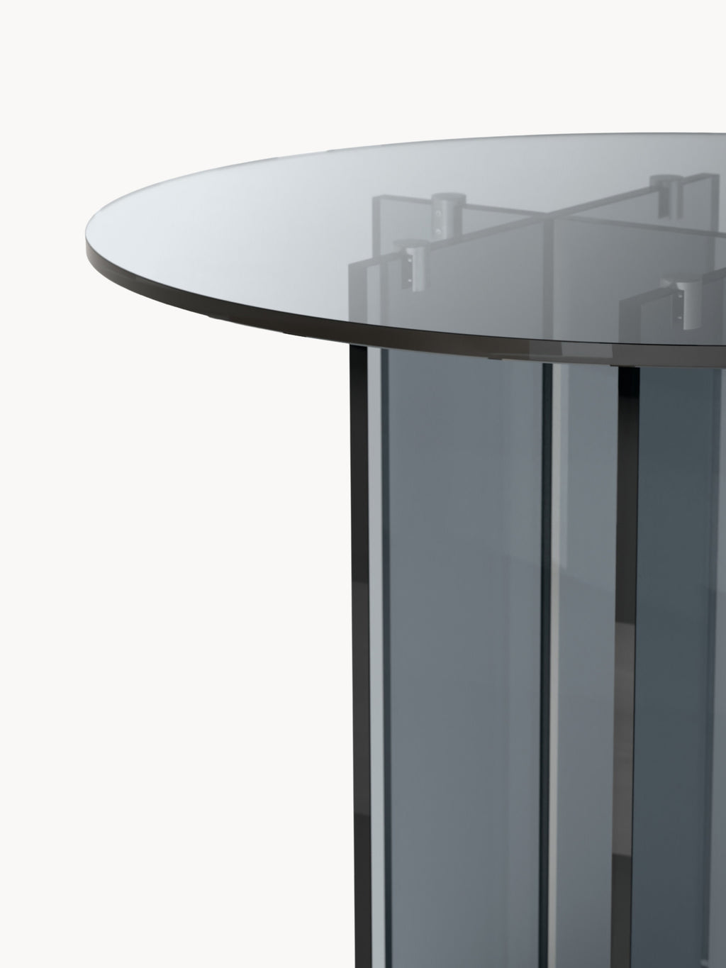 Anouk Round Glass Dining Table, in various sizes