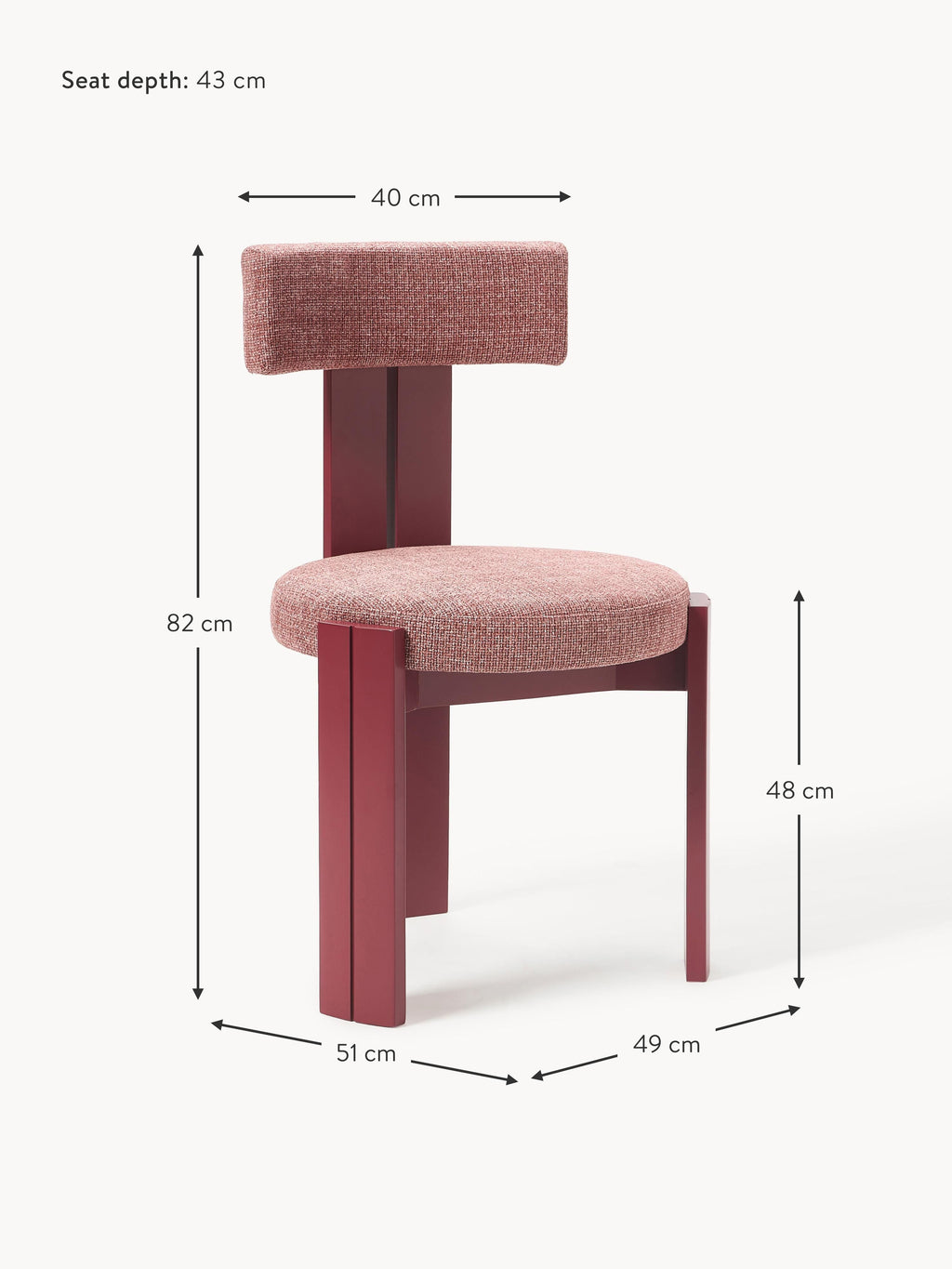 Katya Upholstered Wooden Dining Chair