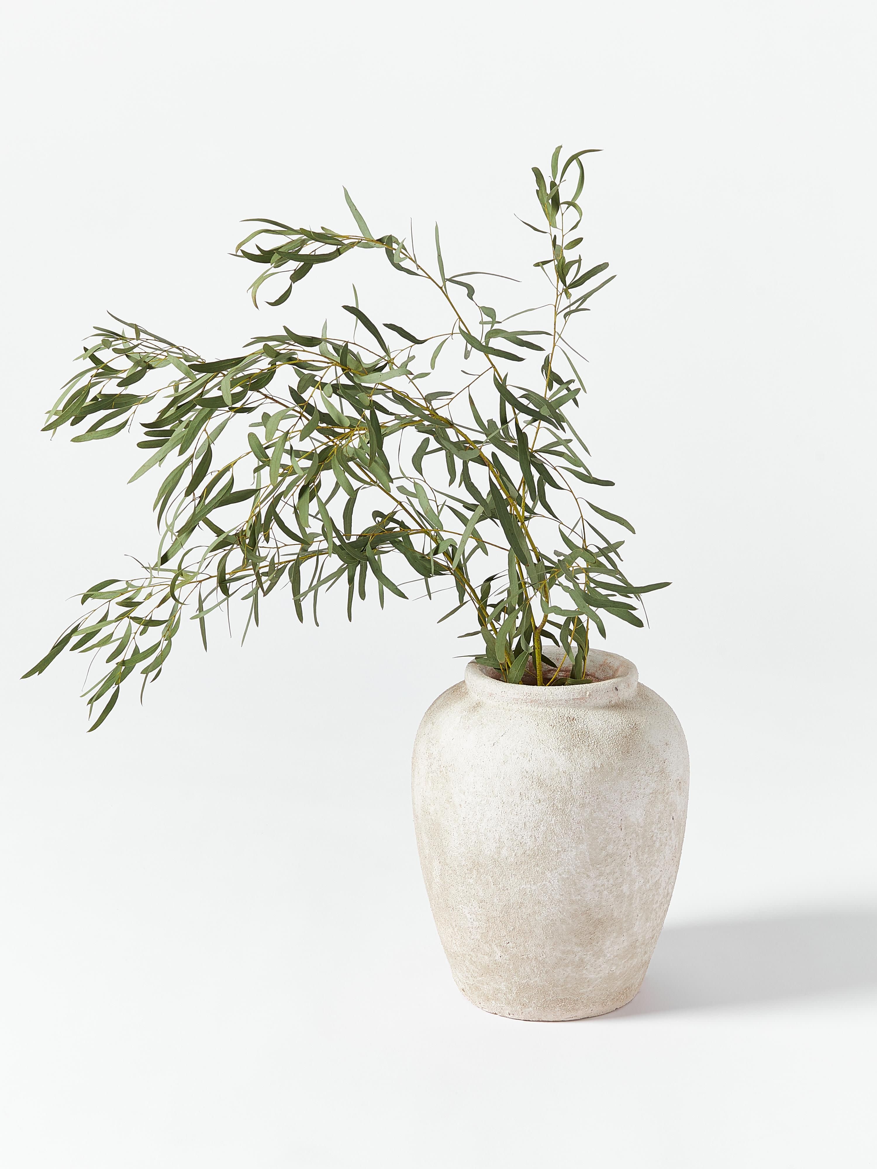 Leana Vase with Sand Finish, H 32 cm