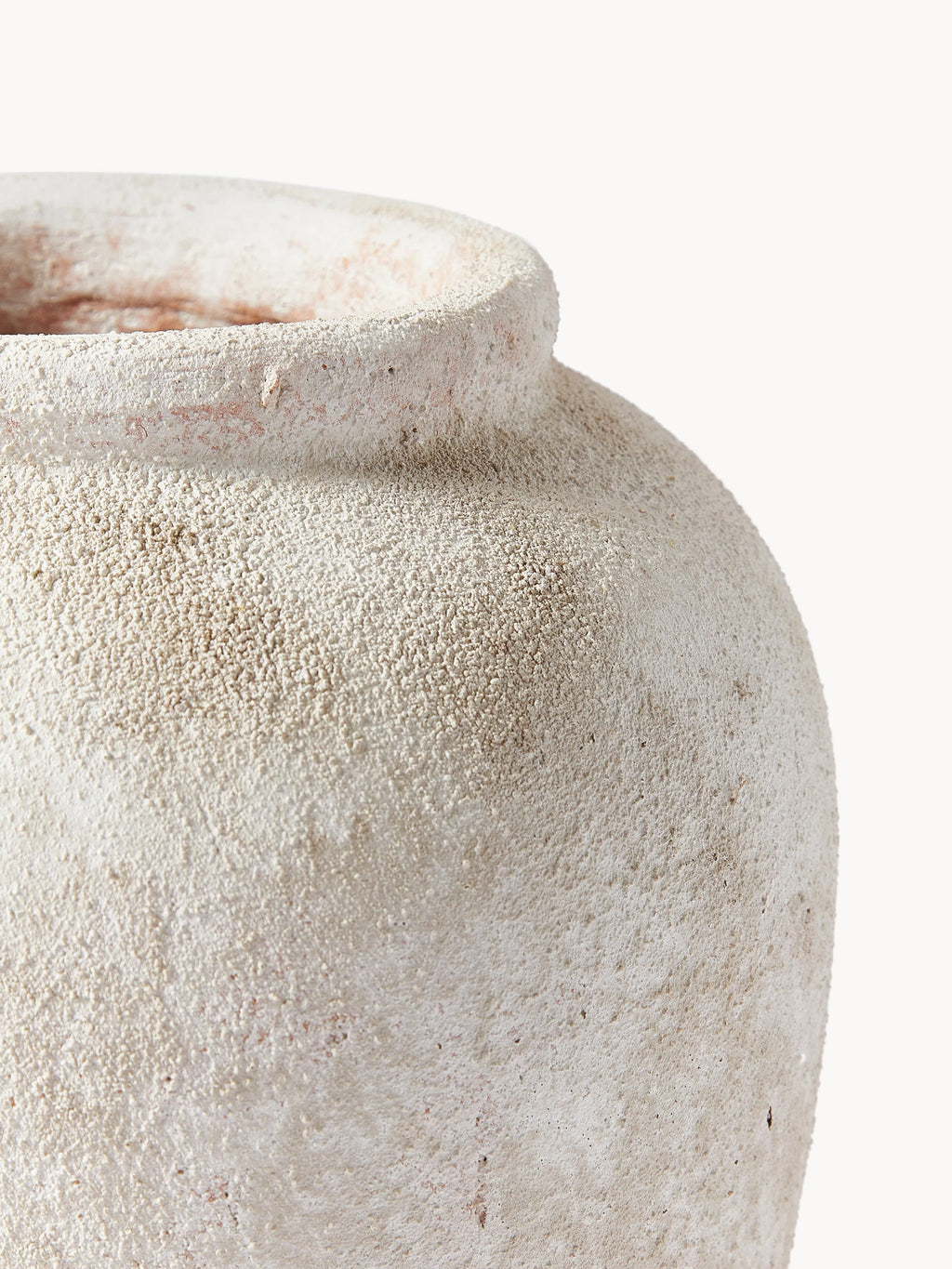 Leana Vase with Sand Finish, H 32 cm