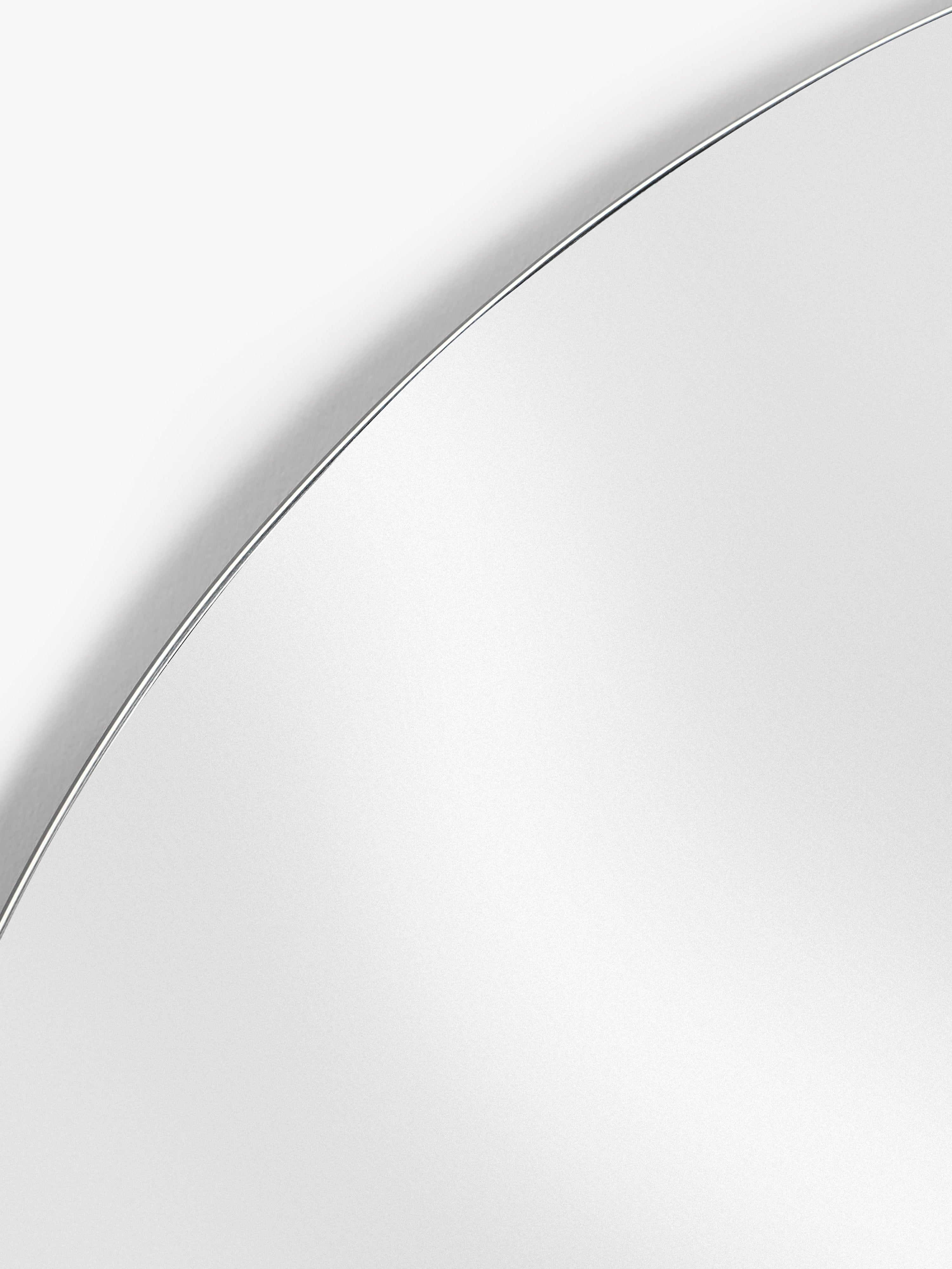 Lia Frameless Full-Length Wall Mirror in an Organic Shape