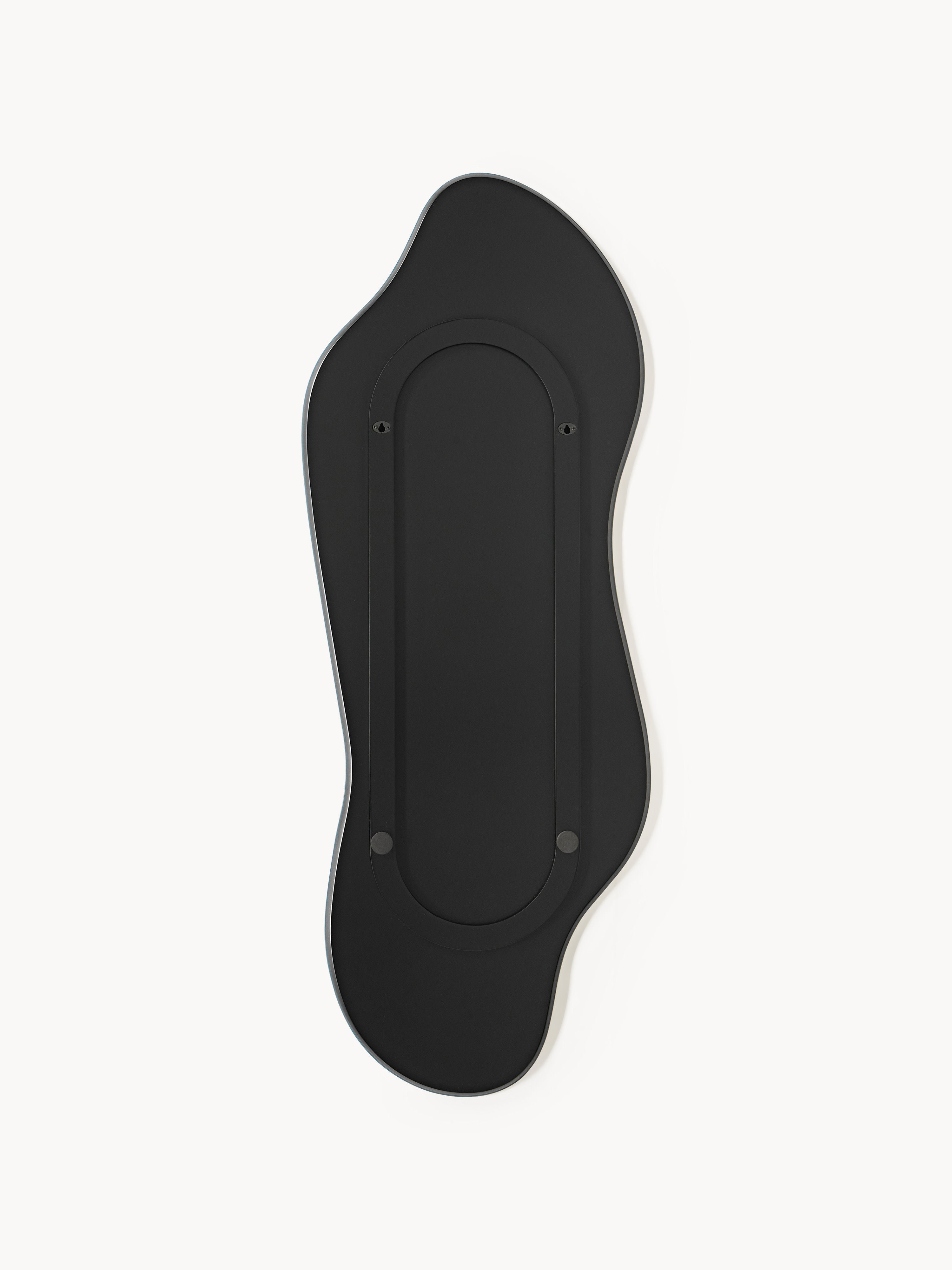 Lia Frameless Full-Length Wall Mirror in an Organic Shape